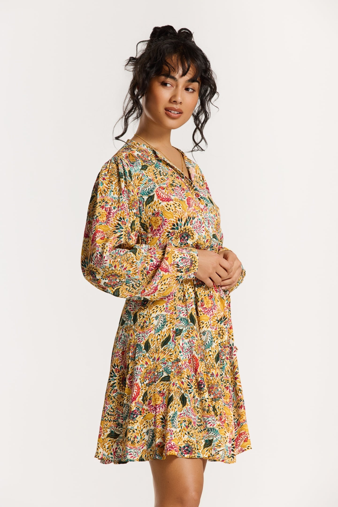 JOSETTE DRESS PAISLEY MULTICOLOUR PAISLEY 4
