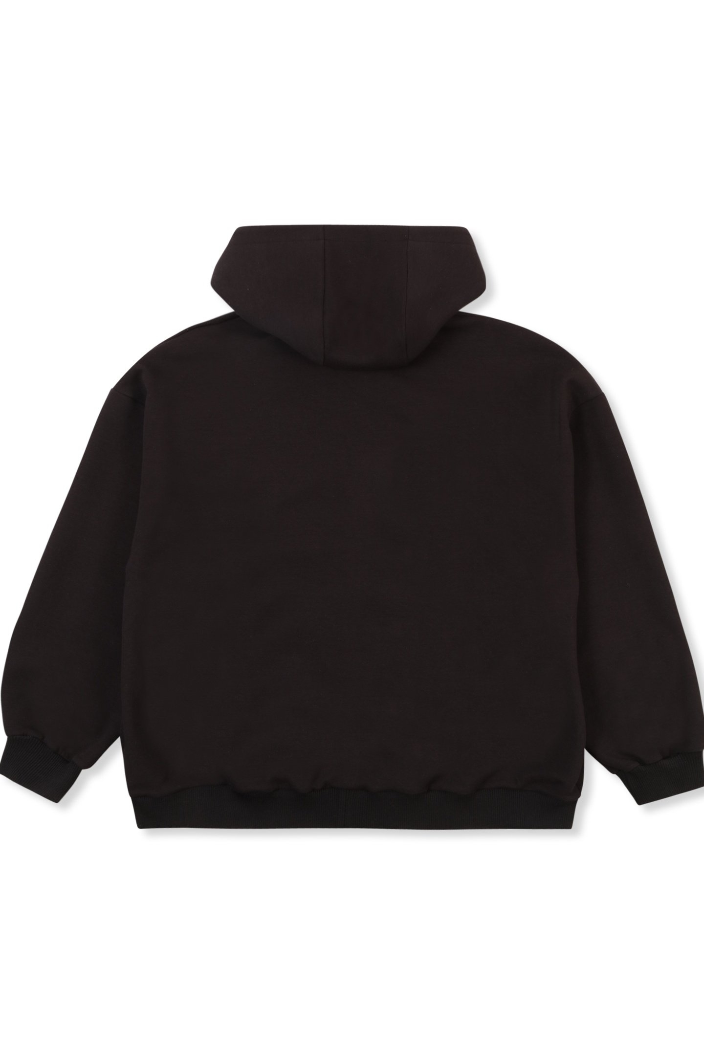PAGANO OVERSIZED ZIP HOODIE BLACK 4