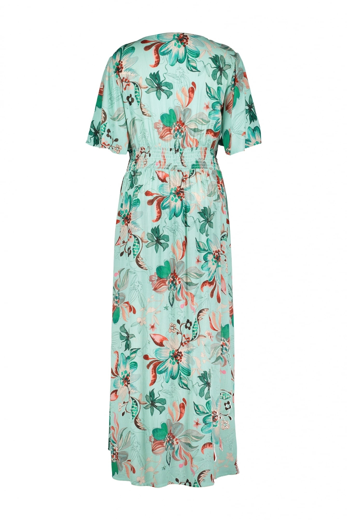 DRESS JAZZY OCEAN GREEN REFLECTION PRINT 5