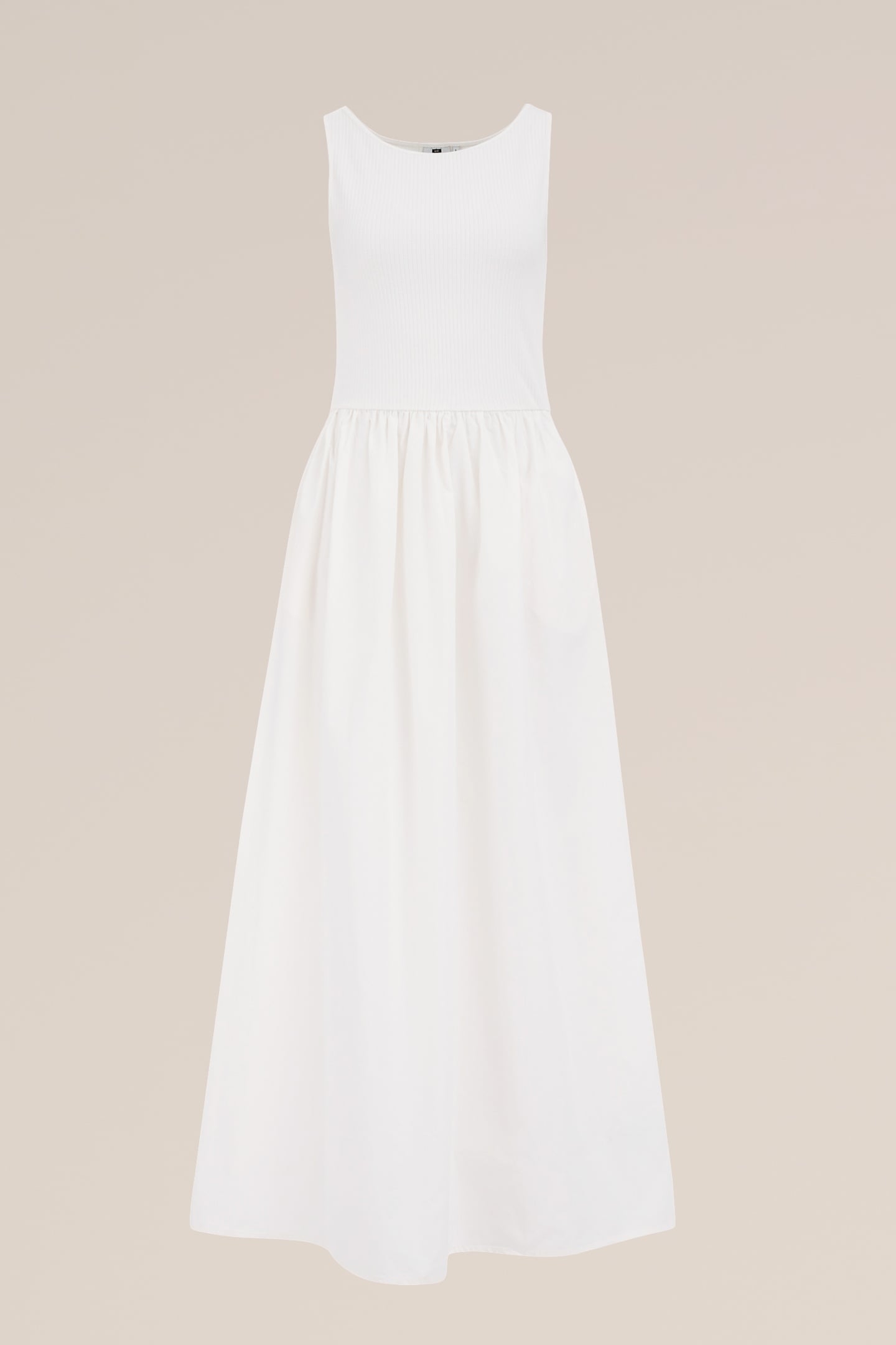 DRESS MID LENGTH WHITE 4