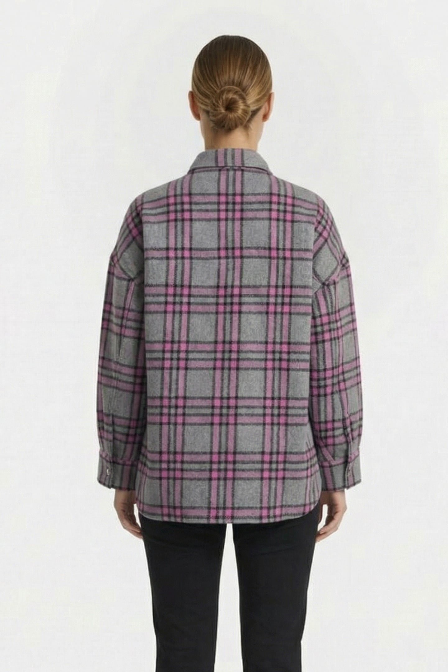 WATSON OVERSHIRT GREY/PINK 2