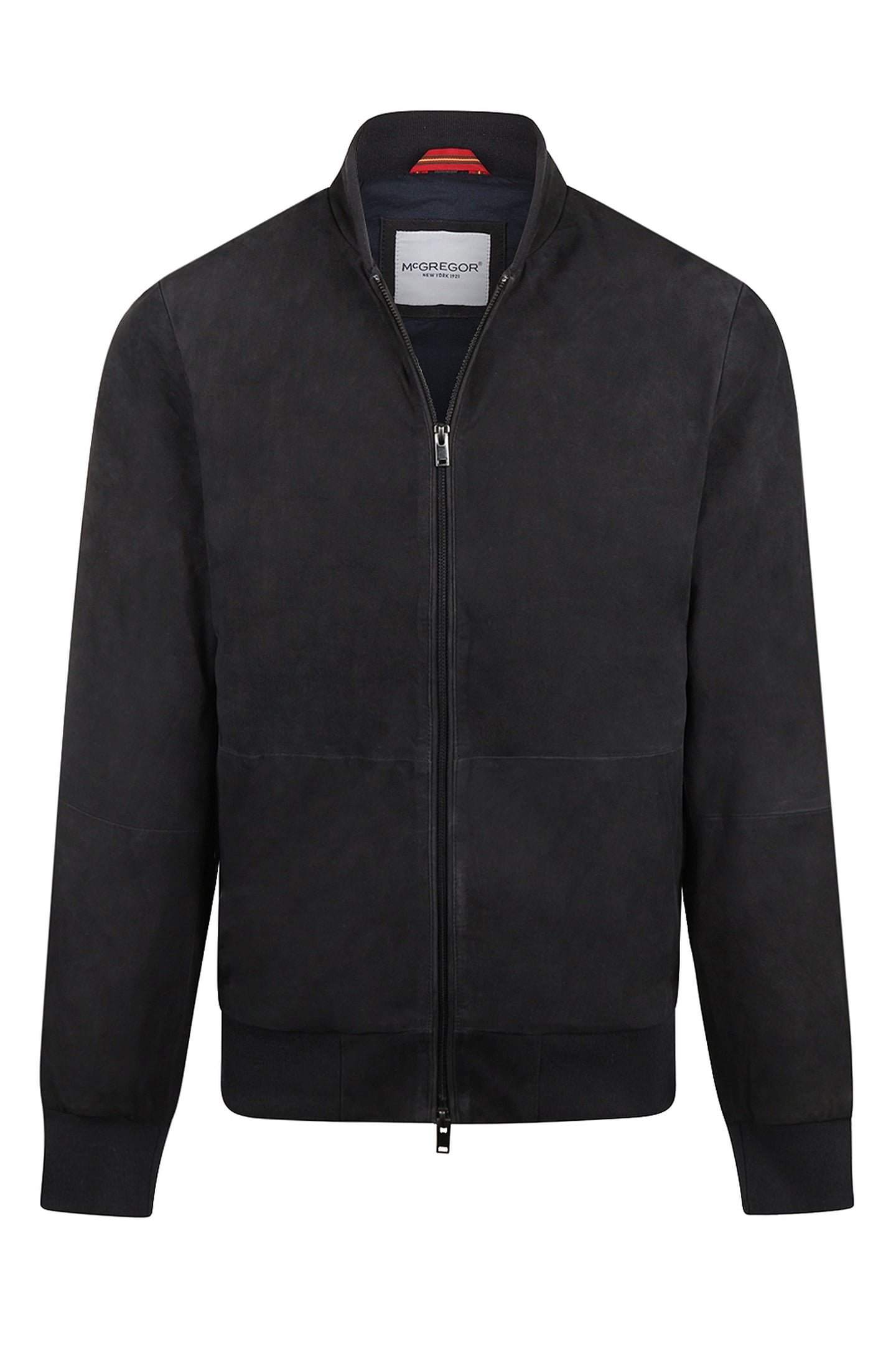 SUEDE BOMBER JACKET NAVY 1