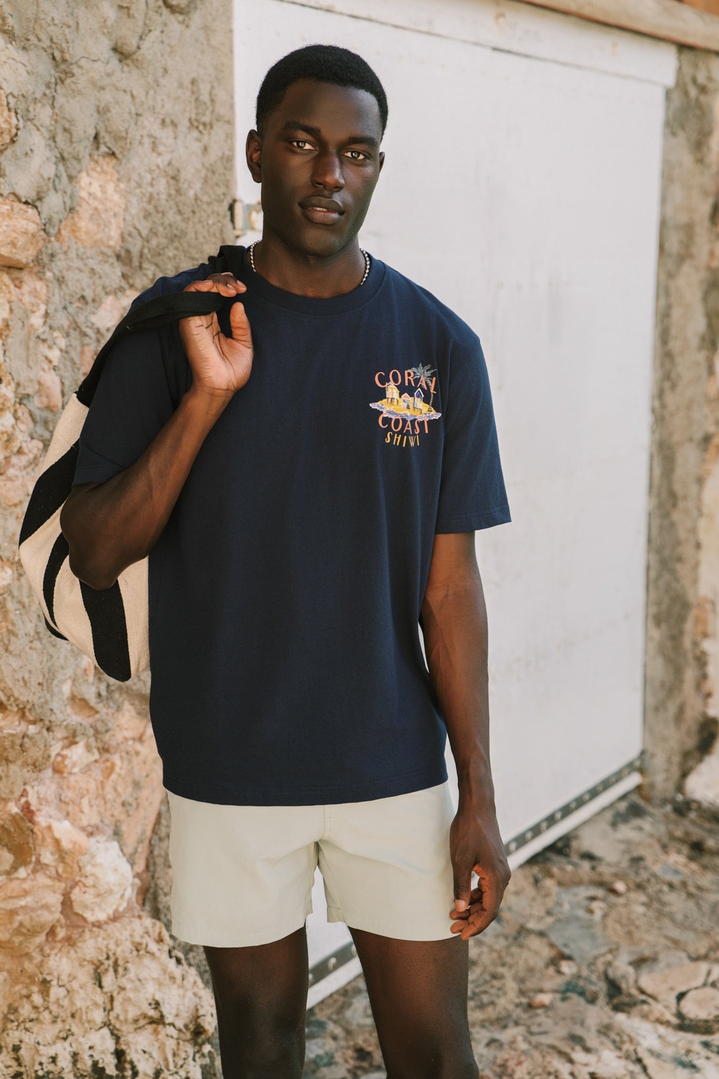 FINN RELAXED T-SHIRT CORAL COAST BLUE DARK NAVY 8