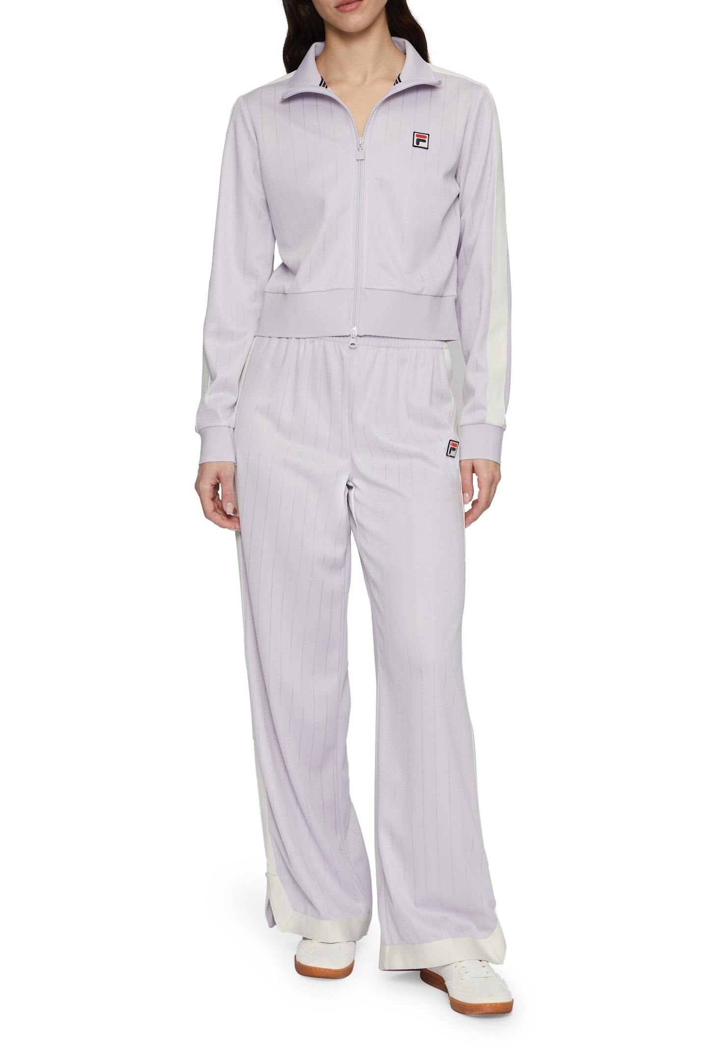 LORCE CROPPED TRACK JACKET THISTLE 2