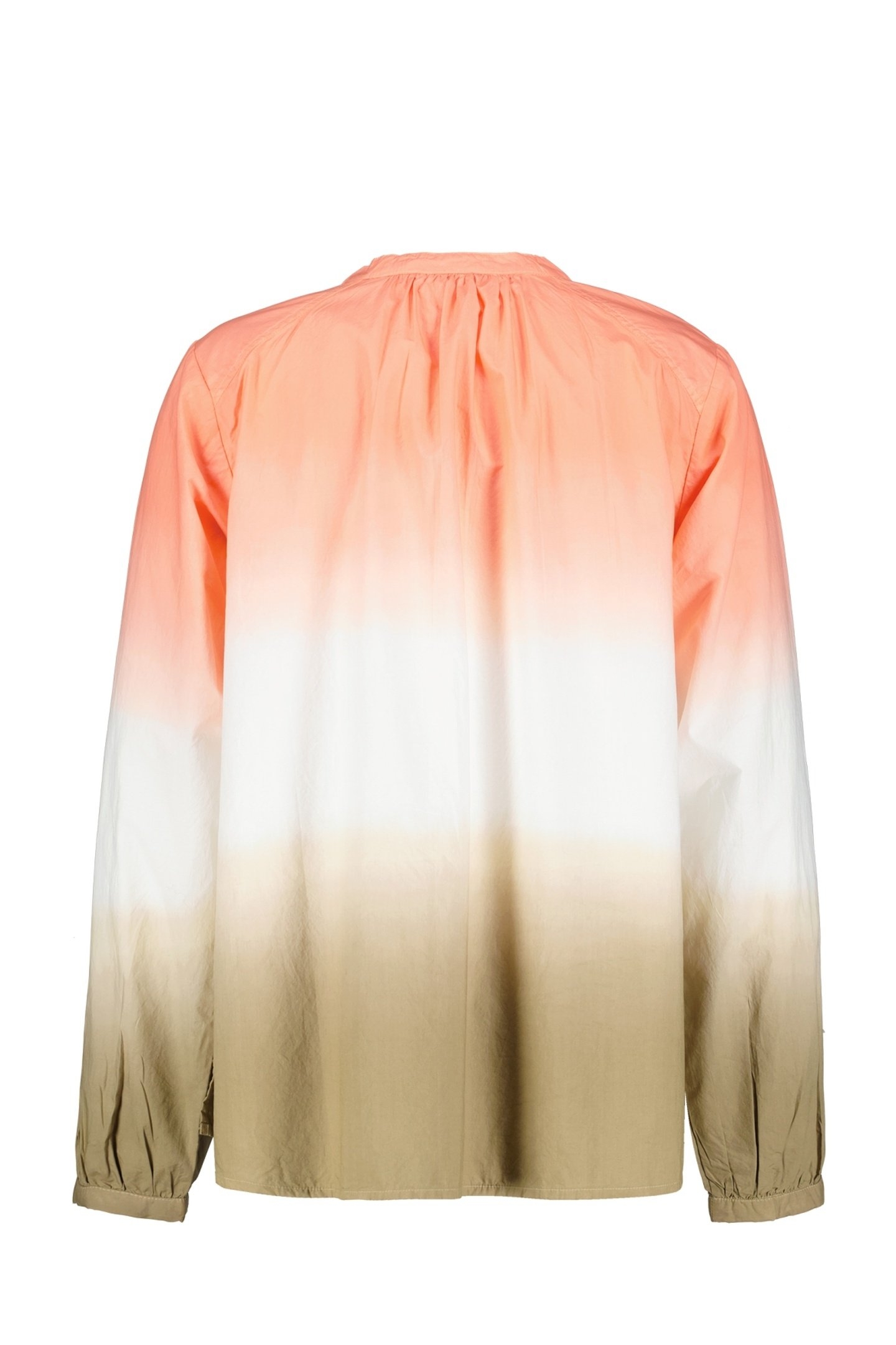 BLOUSE NELSI DIP DYE NEON ORANGE 5