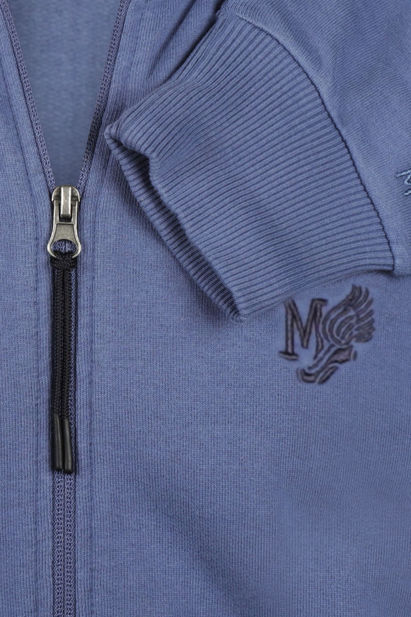 ZIP THRU SWEAT CARDIGAN VINTAGE BLUE 6