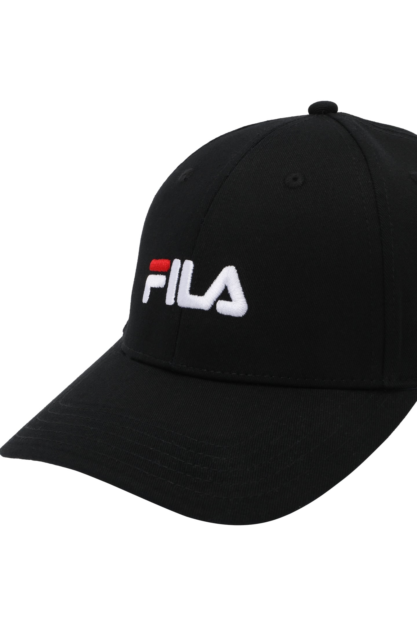 UNISEX BRASOV 6 PANEL CAP WITH LINEAR LOGO BLACK 3