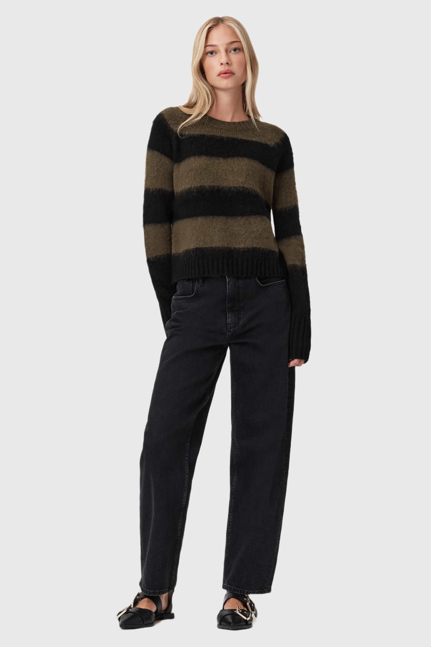 LOU JUMPER BLACK/GREEN 2