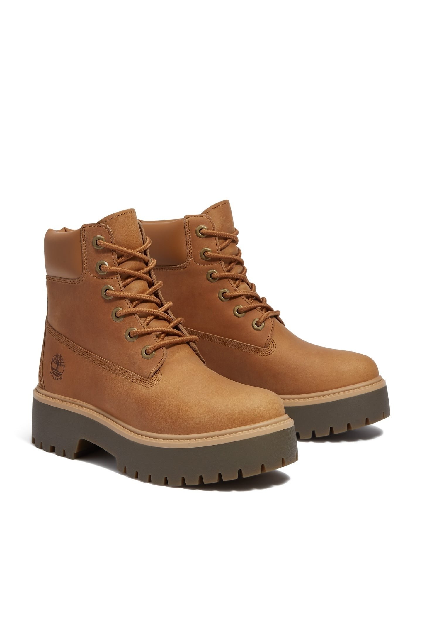 STONE STREET 6 INCH LACE UP WATERPROOF BOOT WHEAT FULL GRAIN 3