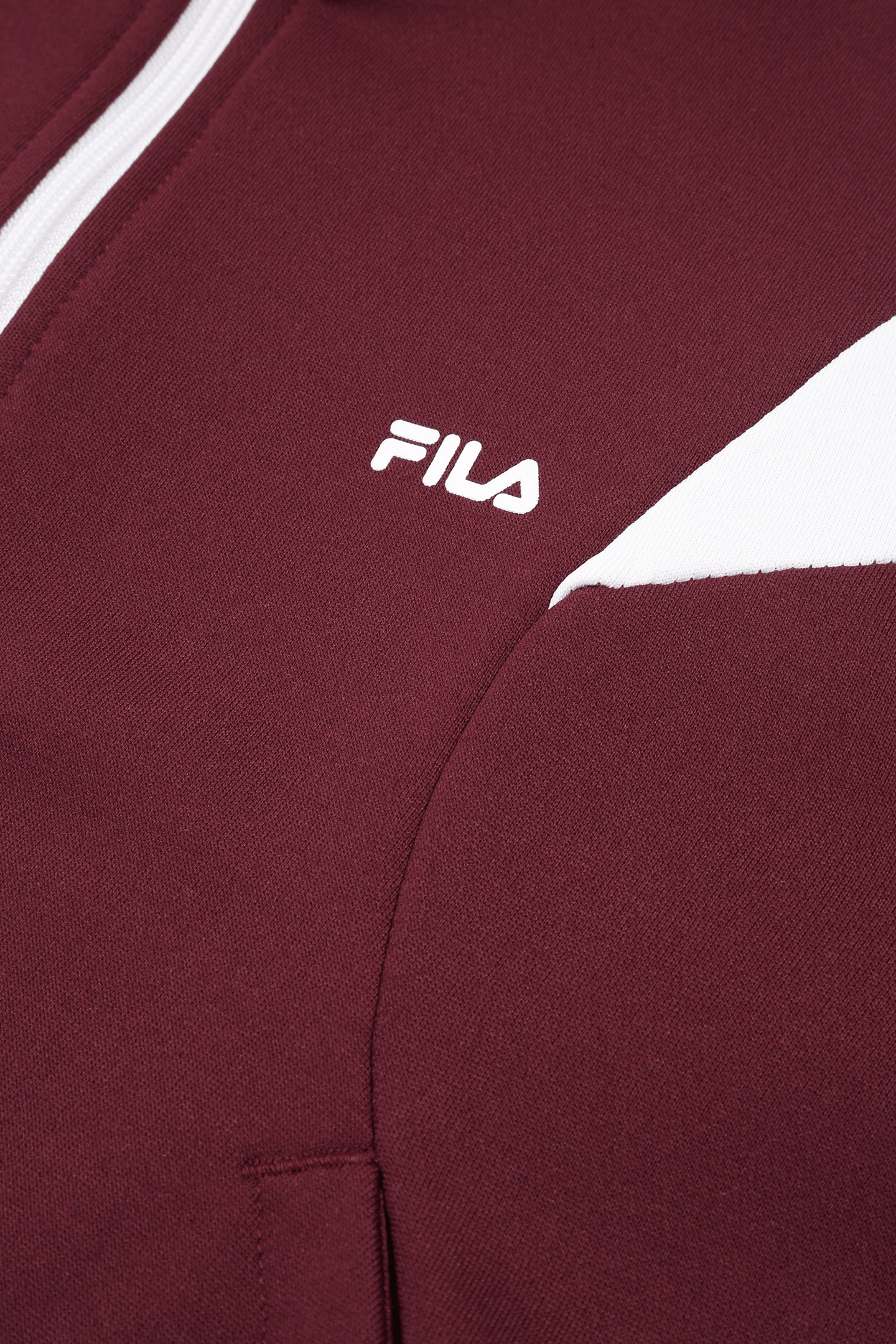 RIVOLI REGULAR BLOCKED TRACK JACKET FIG-BRIGHT WHITE 7