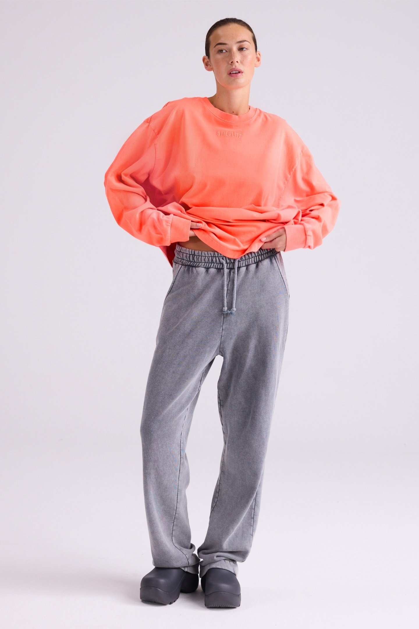 BASIC SKATE LONGSLEEVE CORAL 2