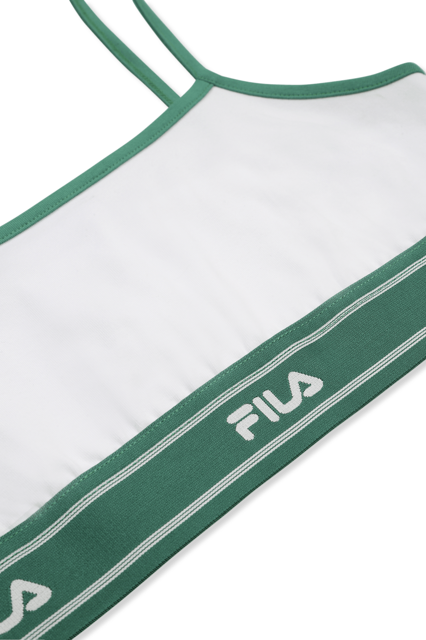 CANDELO TAPED SPAGHETTI BRA TOP BRIGHT WHITE 7