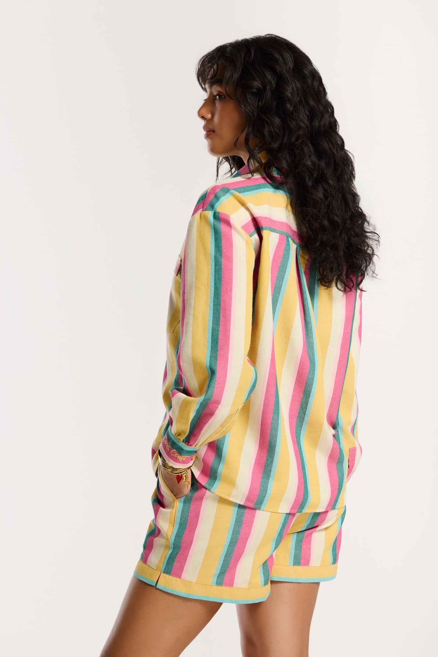 ESMEE STRIPE BLOUSE MULTICOLOUR STRIPE 7