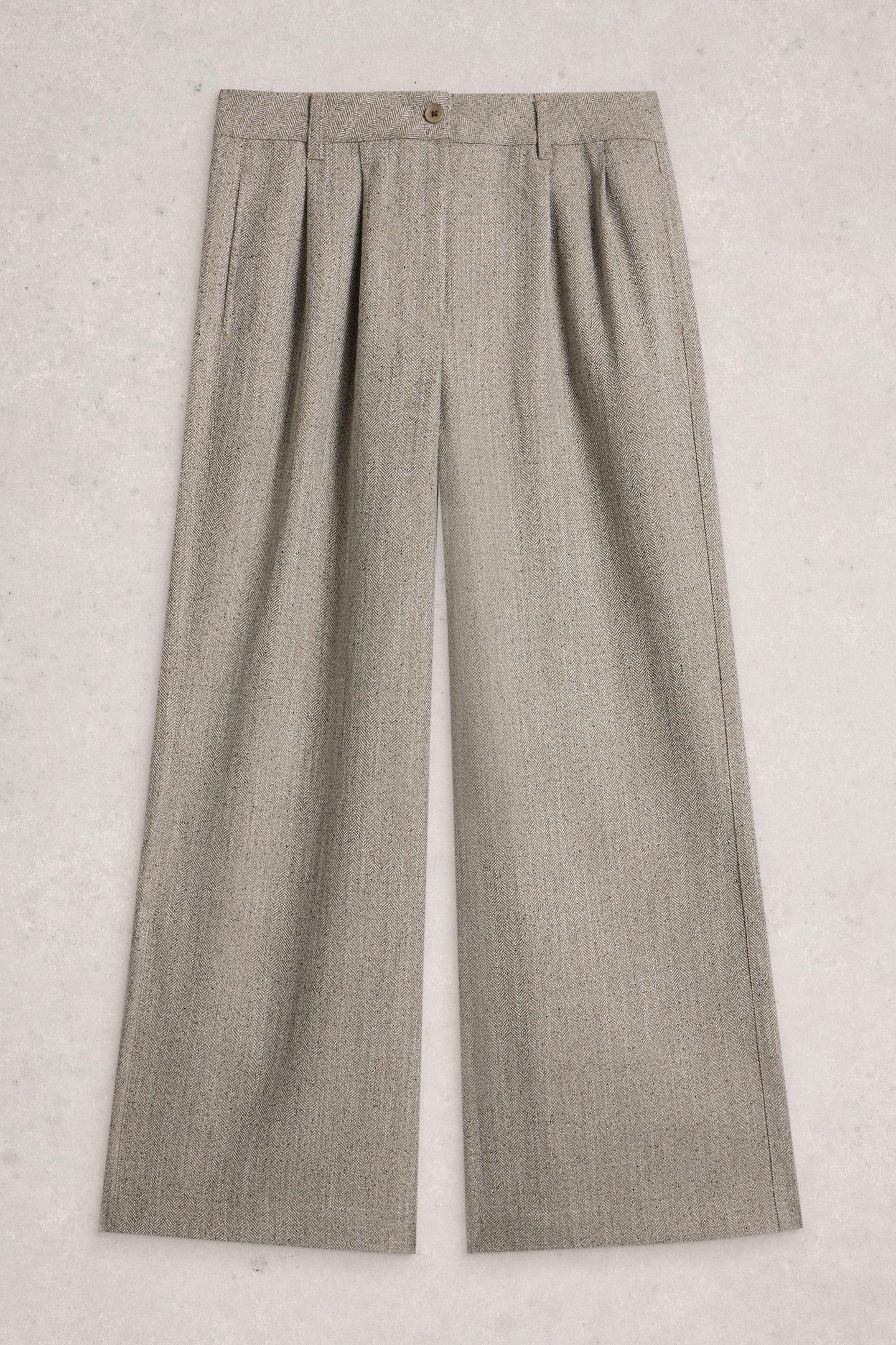 SASHA WIDE LEG TWEEDY TROUSER GREY MULTI 3