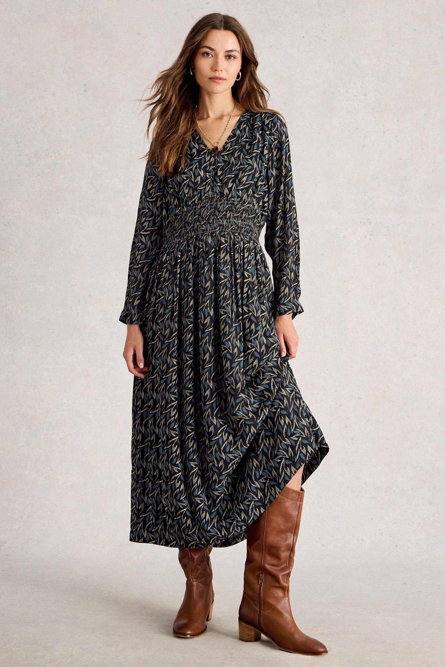 EDIE METALLIC DRESS BLACK MULTI 1