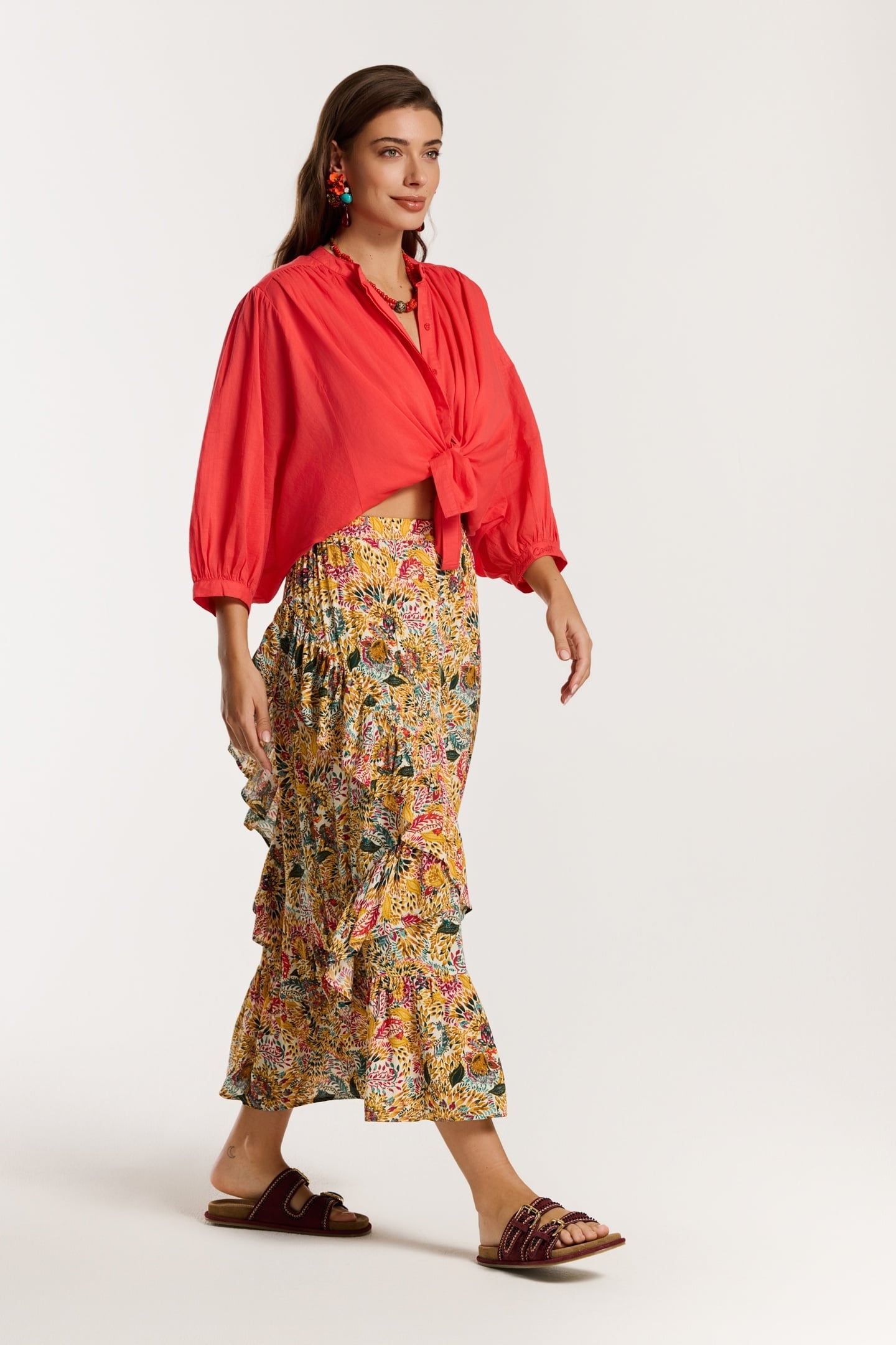 GERALDINE SKIRT PAISLEY MULTICOLOUR PAISLEY 1