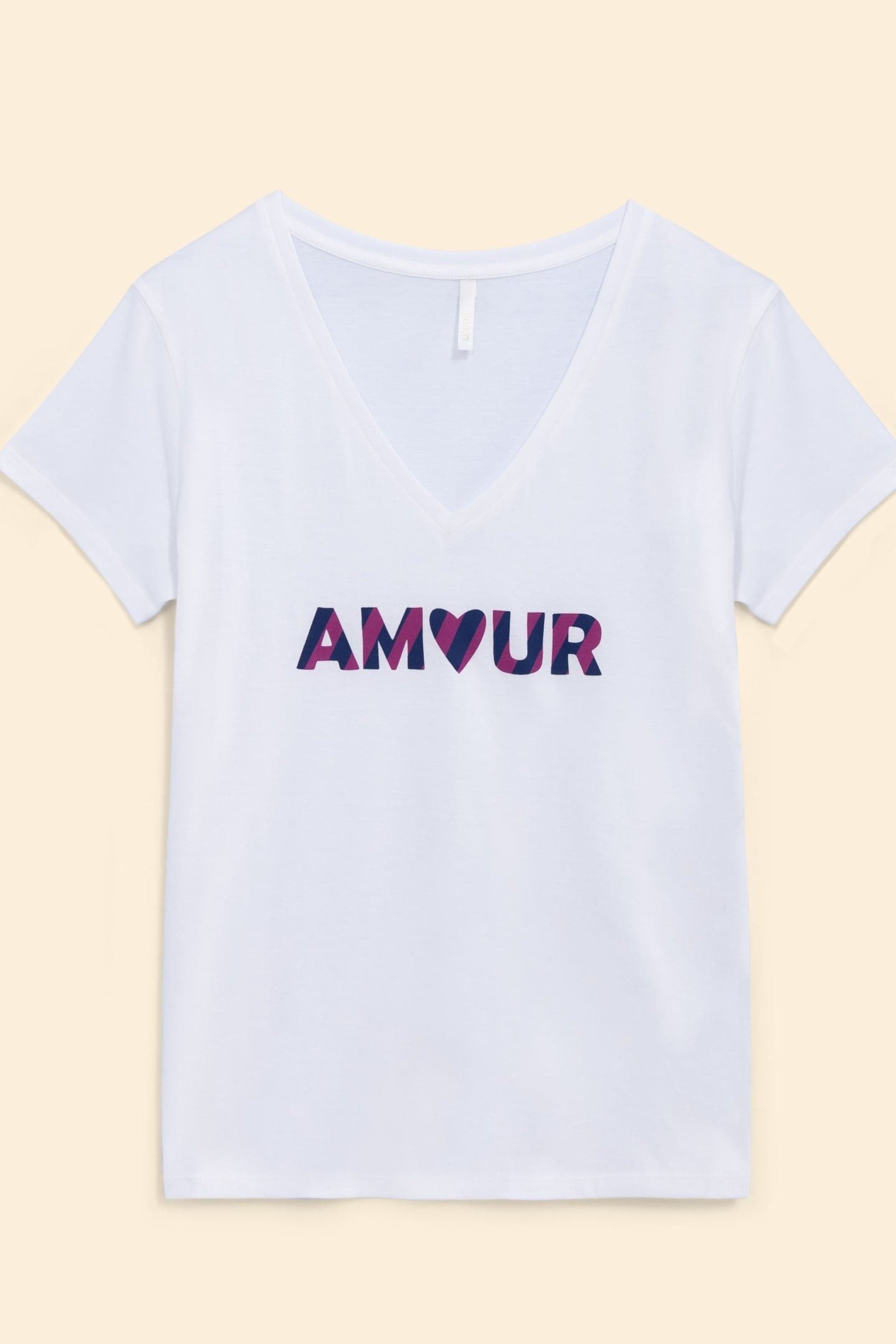 WHITE SHORT-SLEEVED T-SHIRT WITH STRIPED SLOGAN OFF-WHITE 5