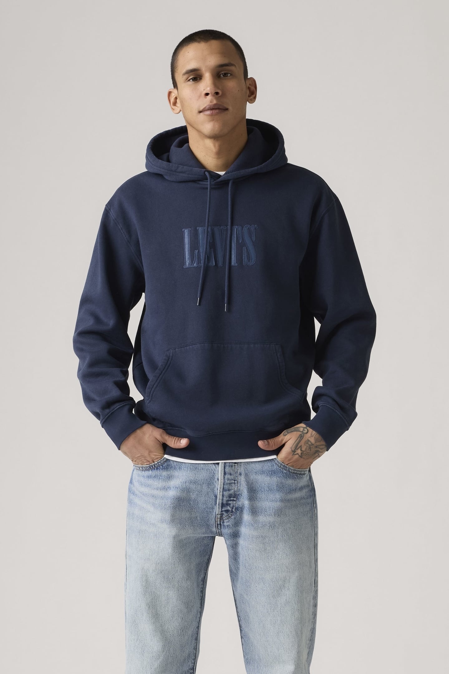 RELAXED GRAPHIC PO SSNL SERIF 4 NAVY BLA 1