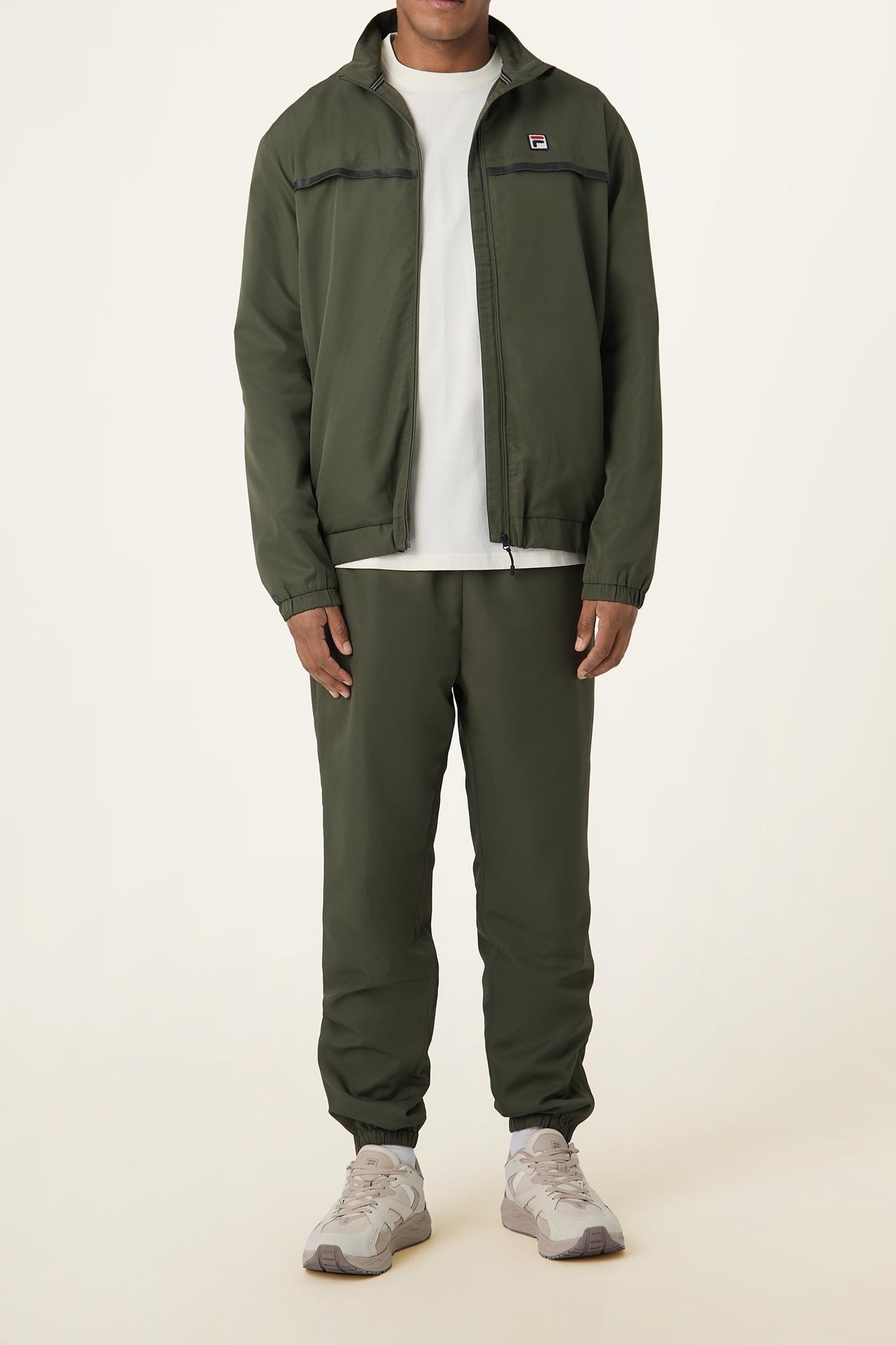 SAN SIRO REGULAR BLOCKED WOVEN TRACK JACKET BLACK 2