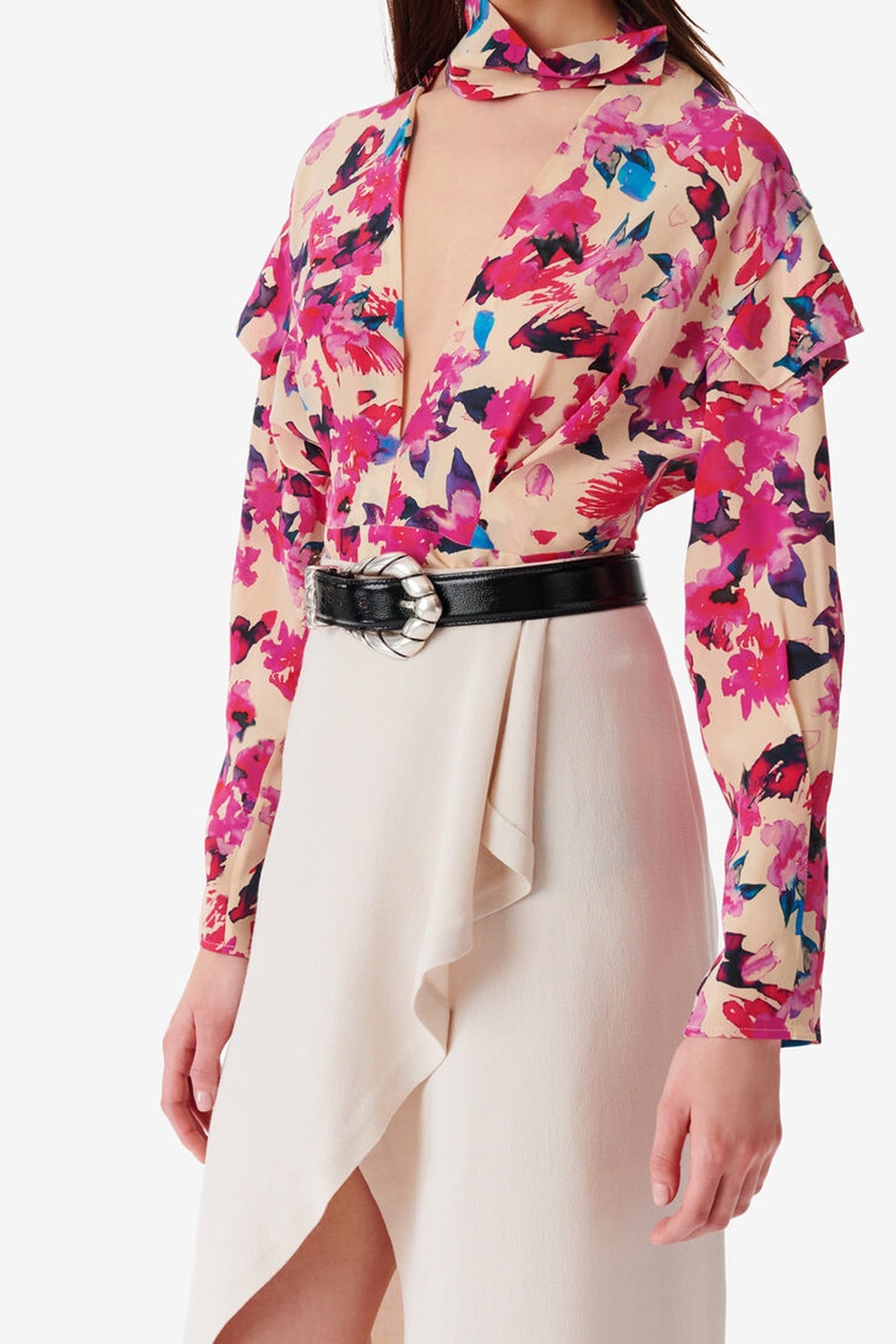 MARTINA TOP MULTICO ECRU 4