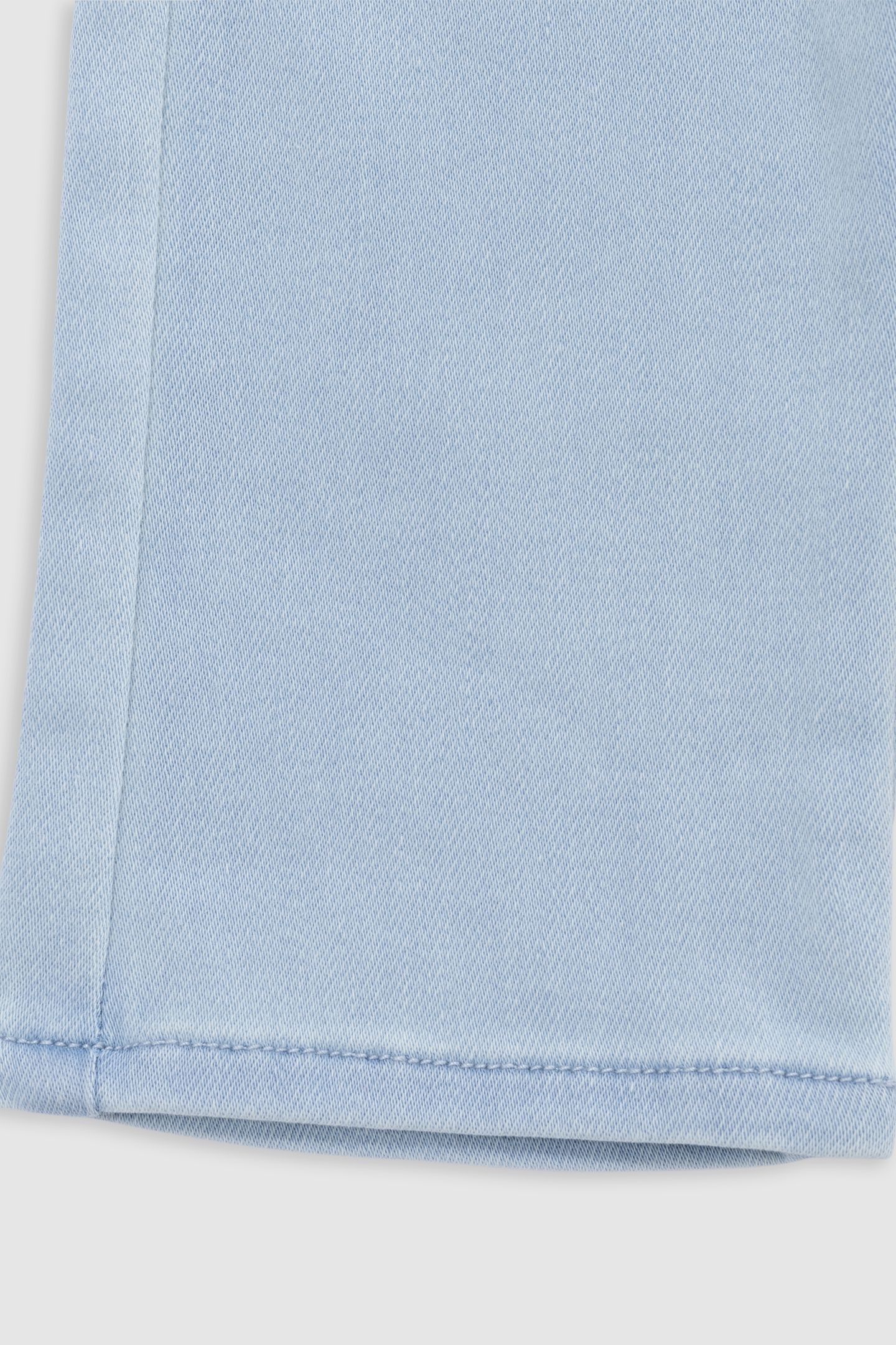 PINK JEANS WITH PALM-TREE PRINT SCARF BELT 5