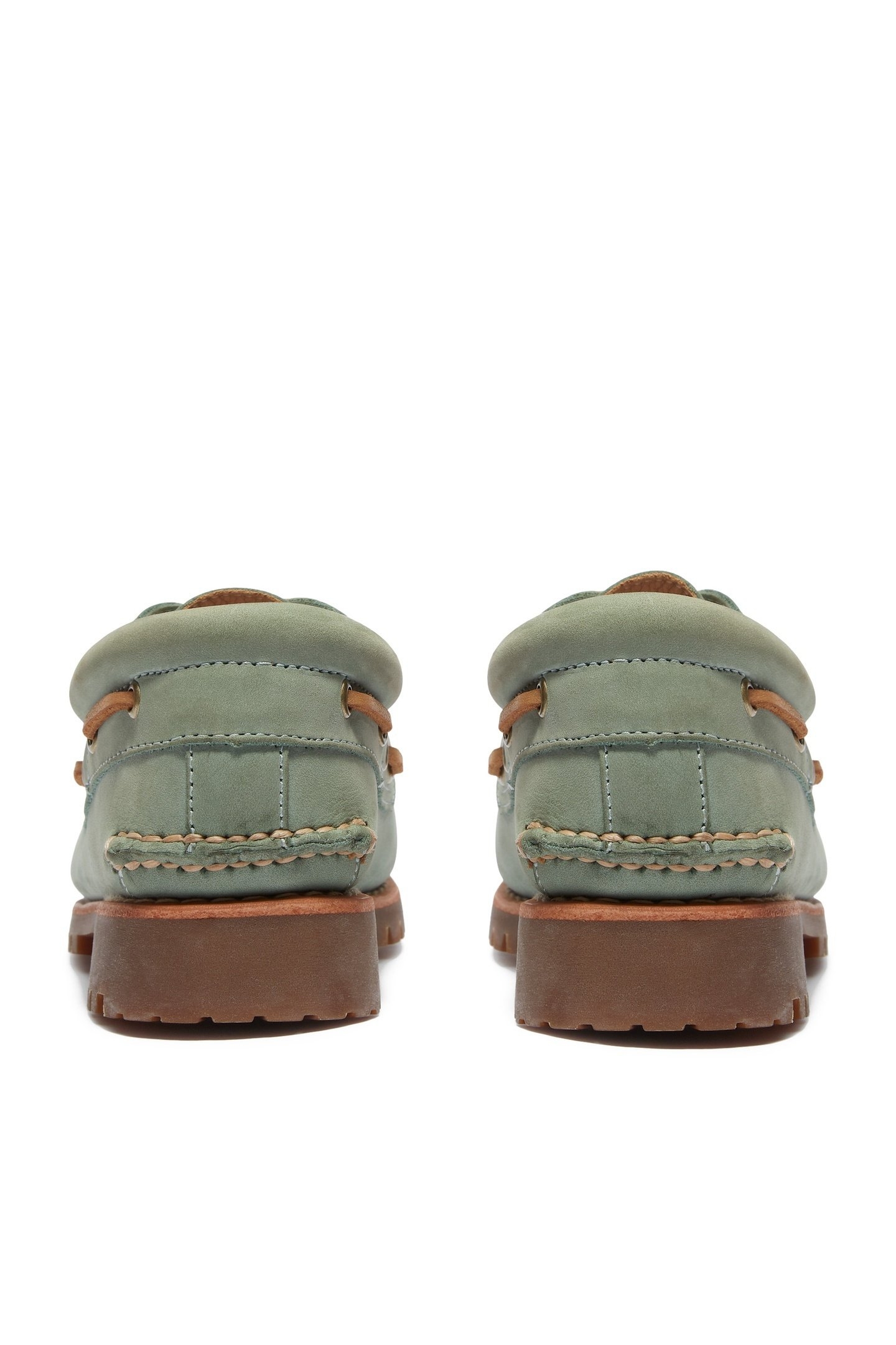 AUTHENTIC BOAT SHOE MEDIUM GREEN NUBUCK 4