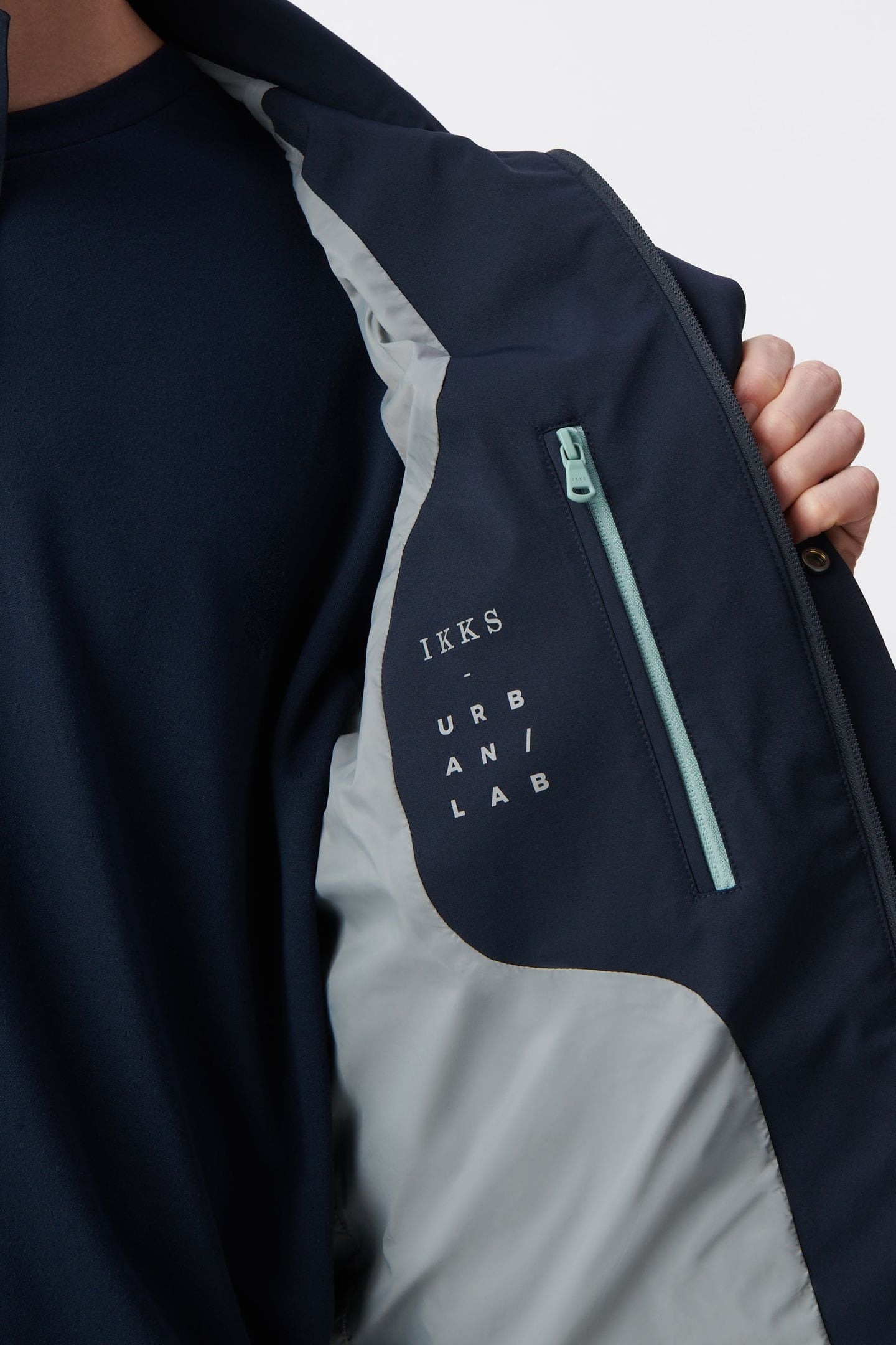 NAVY NYLON WATERPROOF PARKA 7