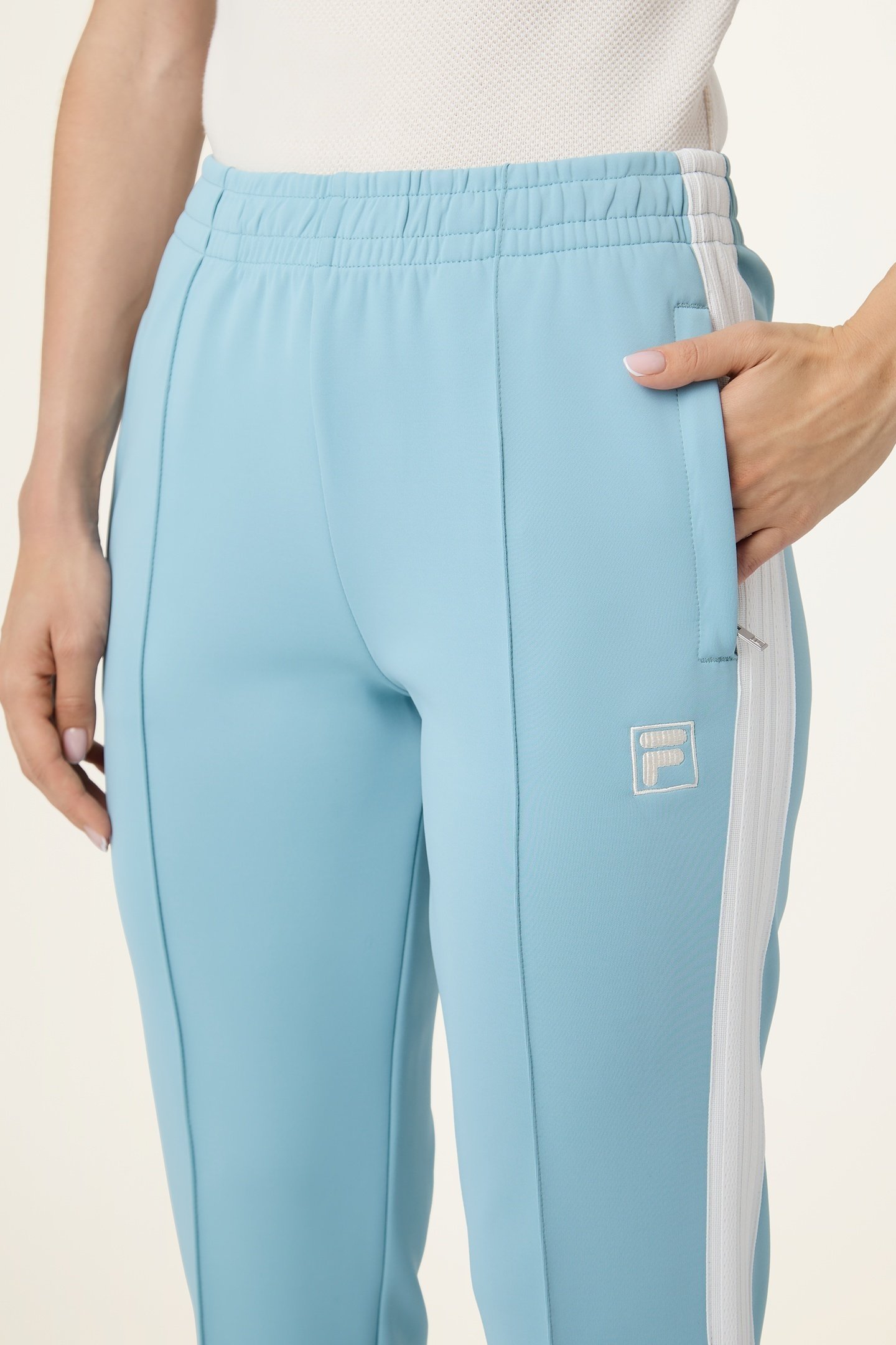 COMO REGULAR TAPED TRACK PANTS TOURMALINE 6
