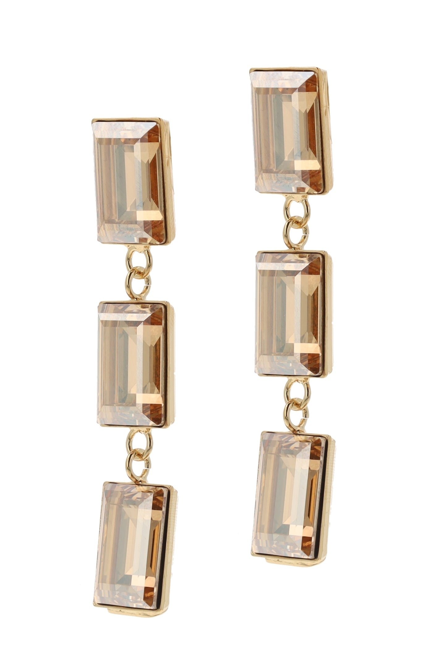 TRIPLE MYSTIC GOLD EARRINGS 2
