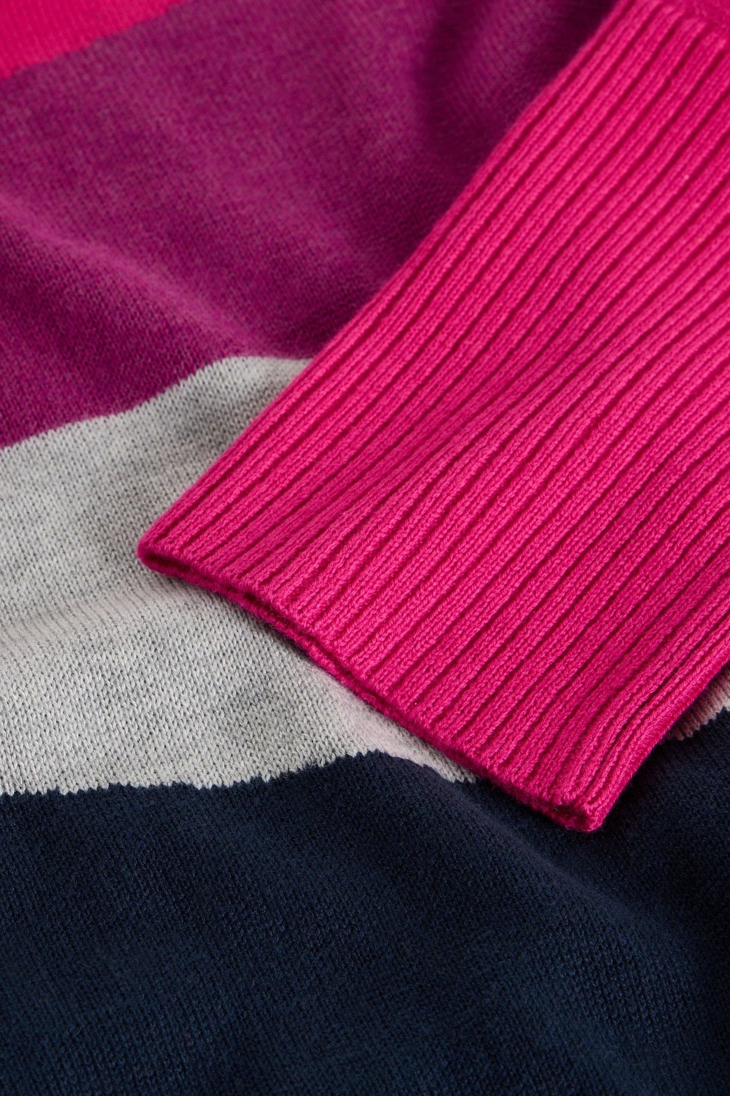 OLIVE COLOURBLOCK JUMPER PLUM MULTI 3