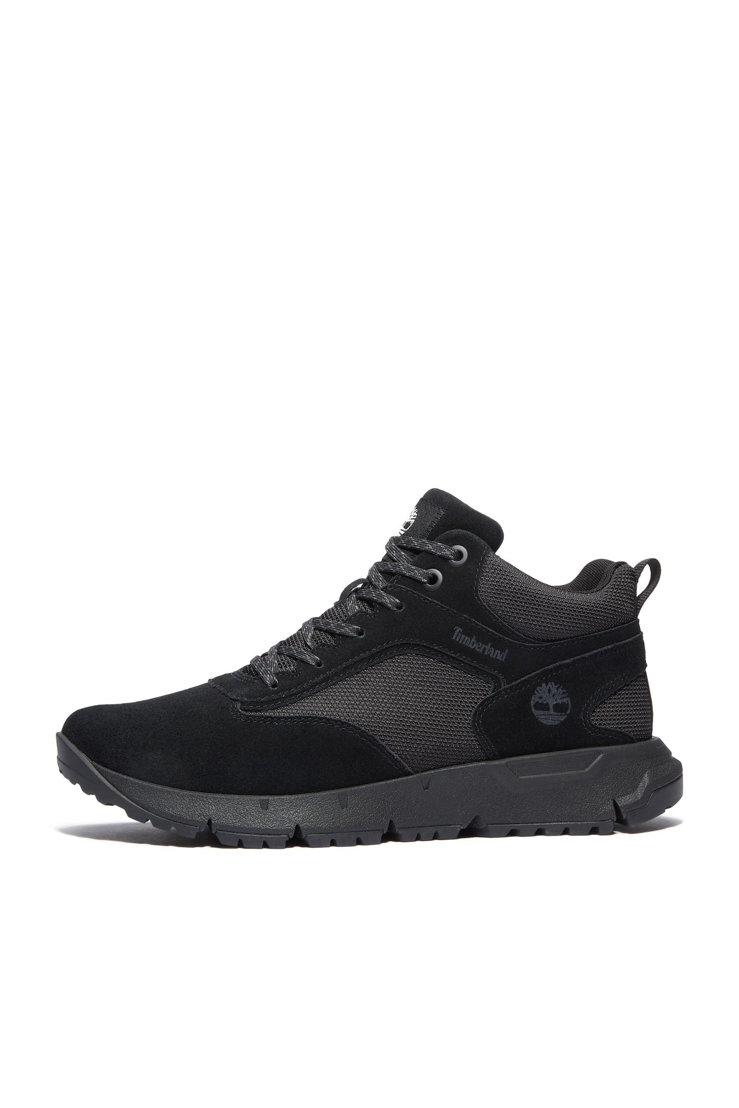 VOYAGER PARK MID LACE UP SNEAKER BLACK SUEDE 8