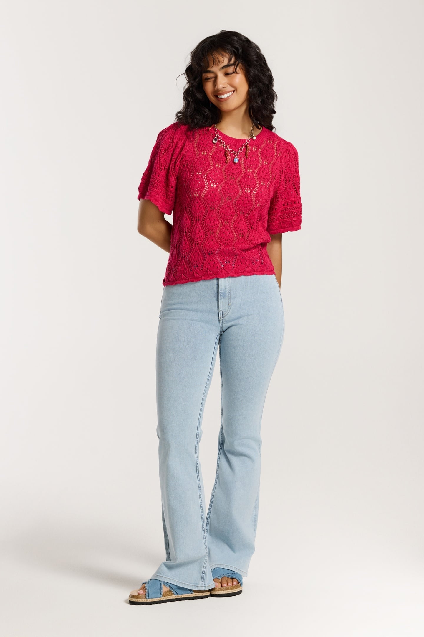 HANNAH SWEATER RED CERISE 1