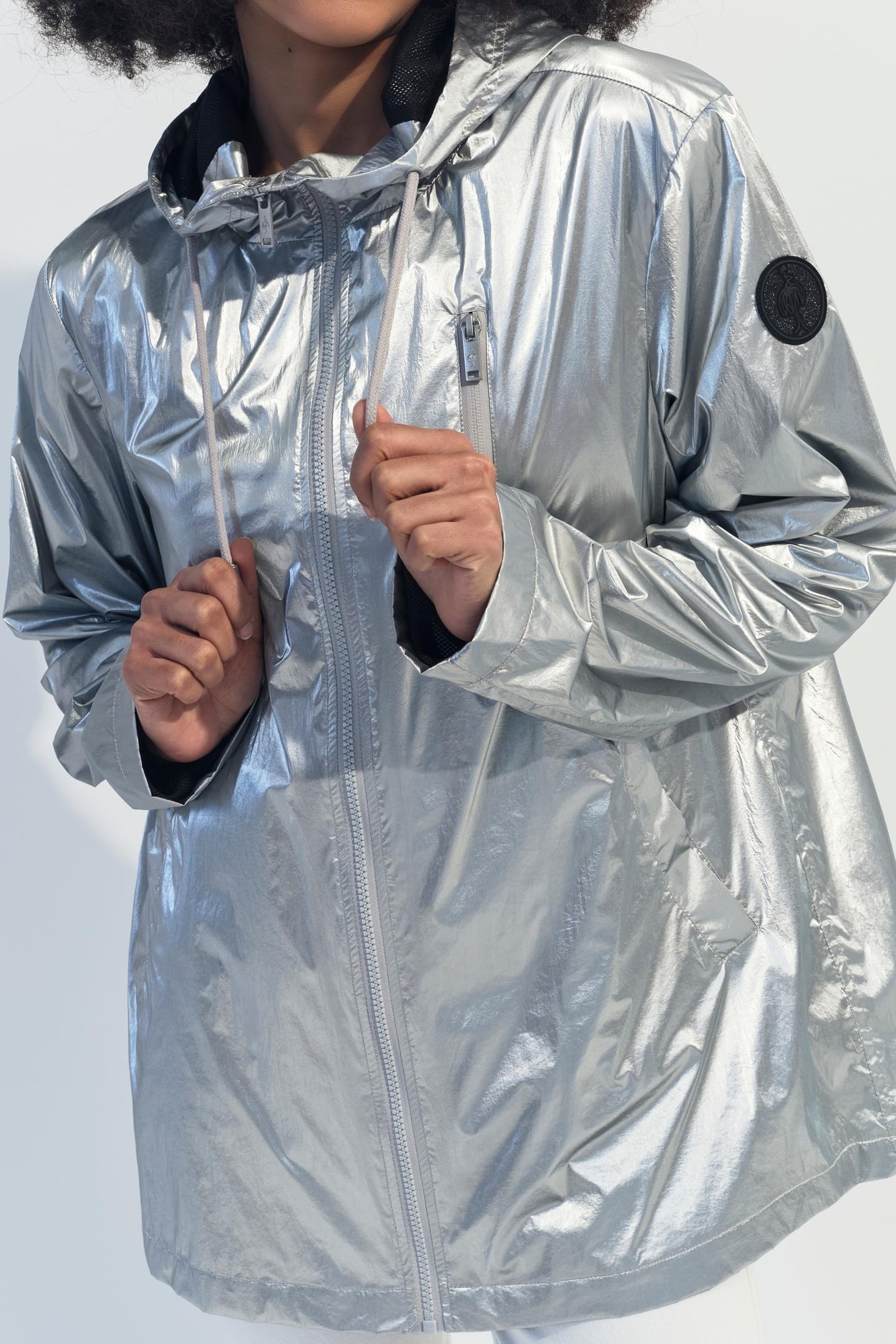 DUARTE - SILVER HOODED PARKA 3