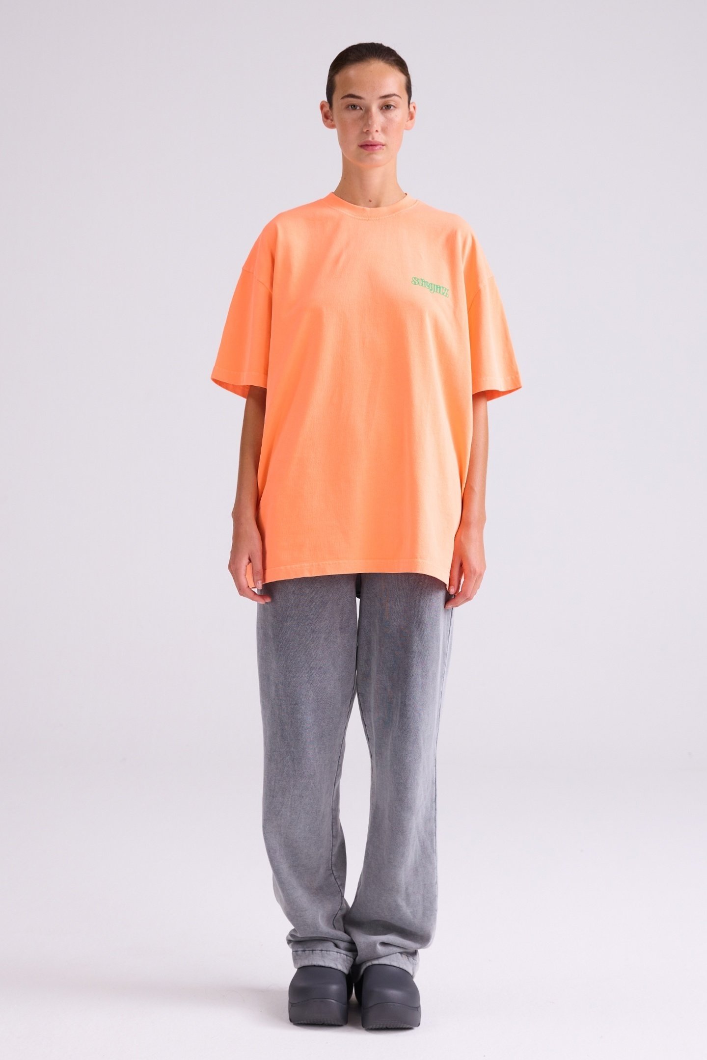 WORLD OF STIEG OVERSIZED T-SHIRT ORANGE 1