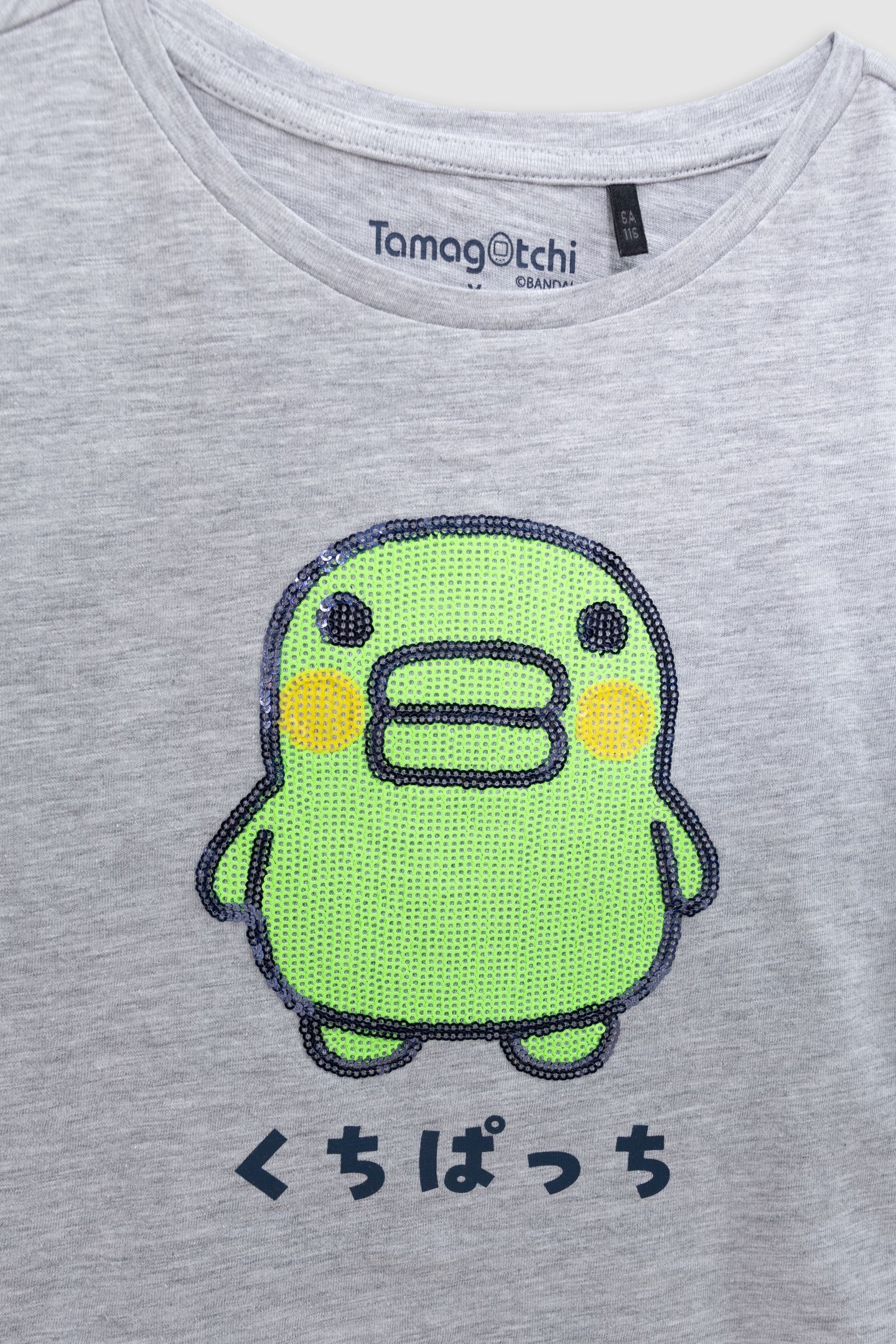 SEQUINED GREY T-SHIRT TAMAGOTCHI X IKKS 3