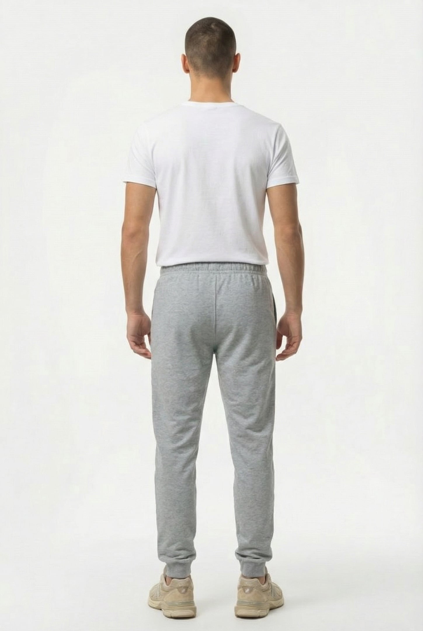 UNISEX ITALY FIN PANT MEDIUM GREY MELANGE 3