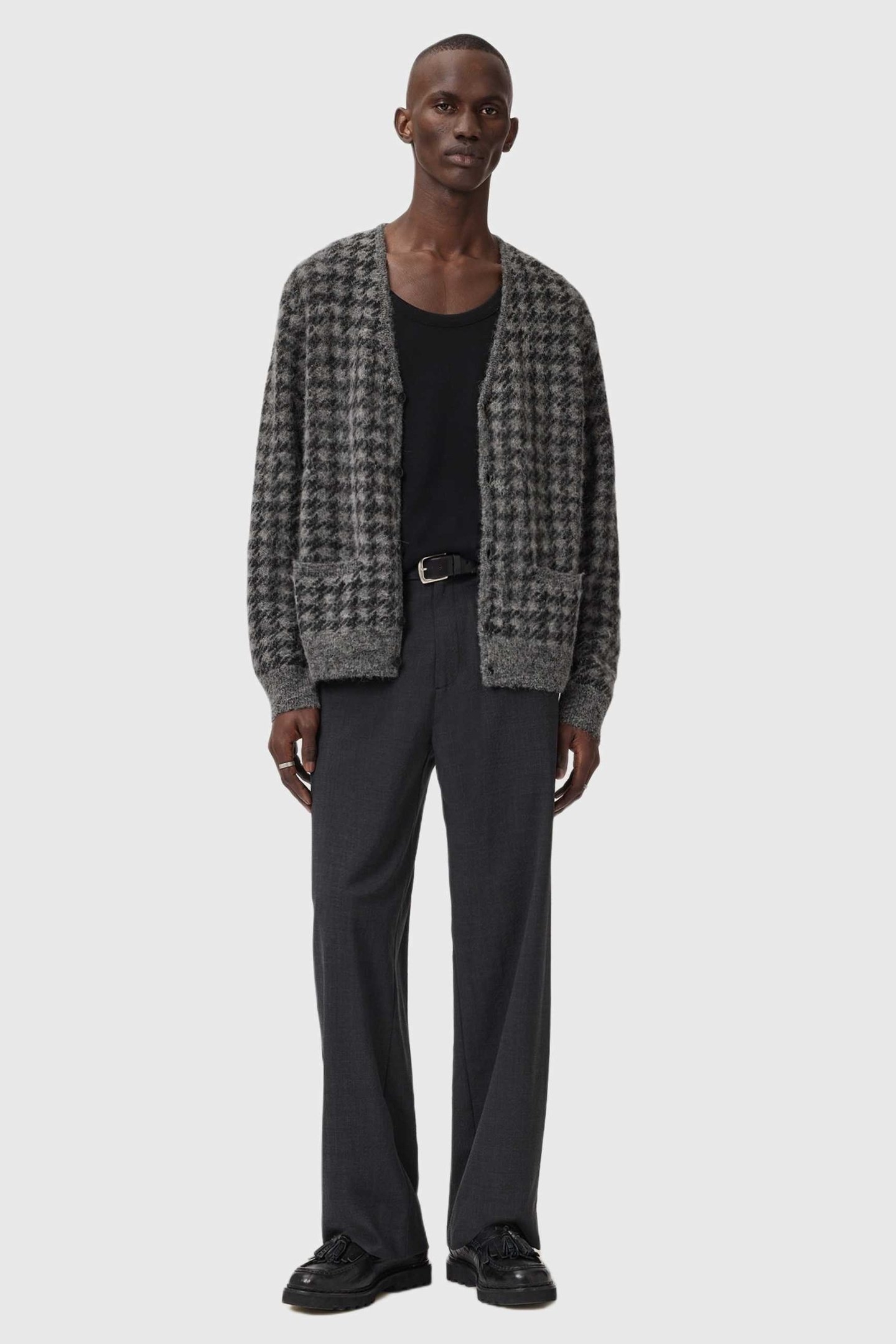 ZAIN CARDIGAN CHARCOAL GREY 3