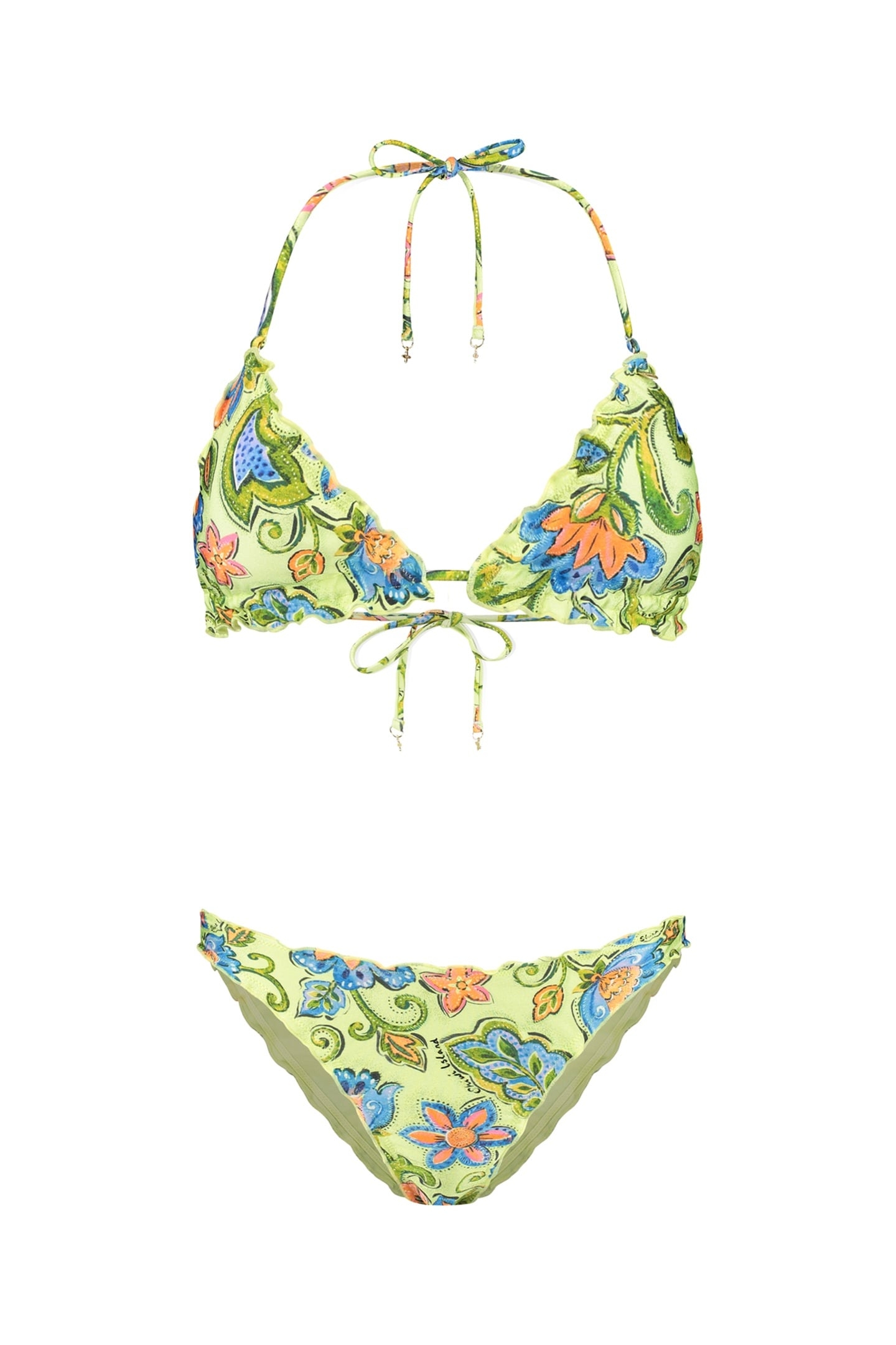 LYNN BIKINI SET BOHEMIAN FLOWER GREEN BOHEMIAN FLOWER 8
