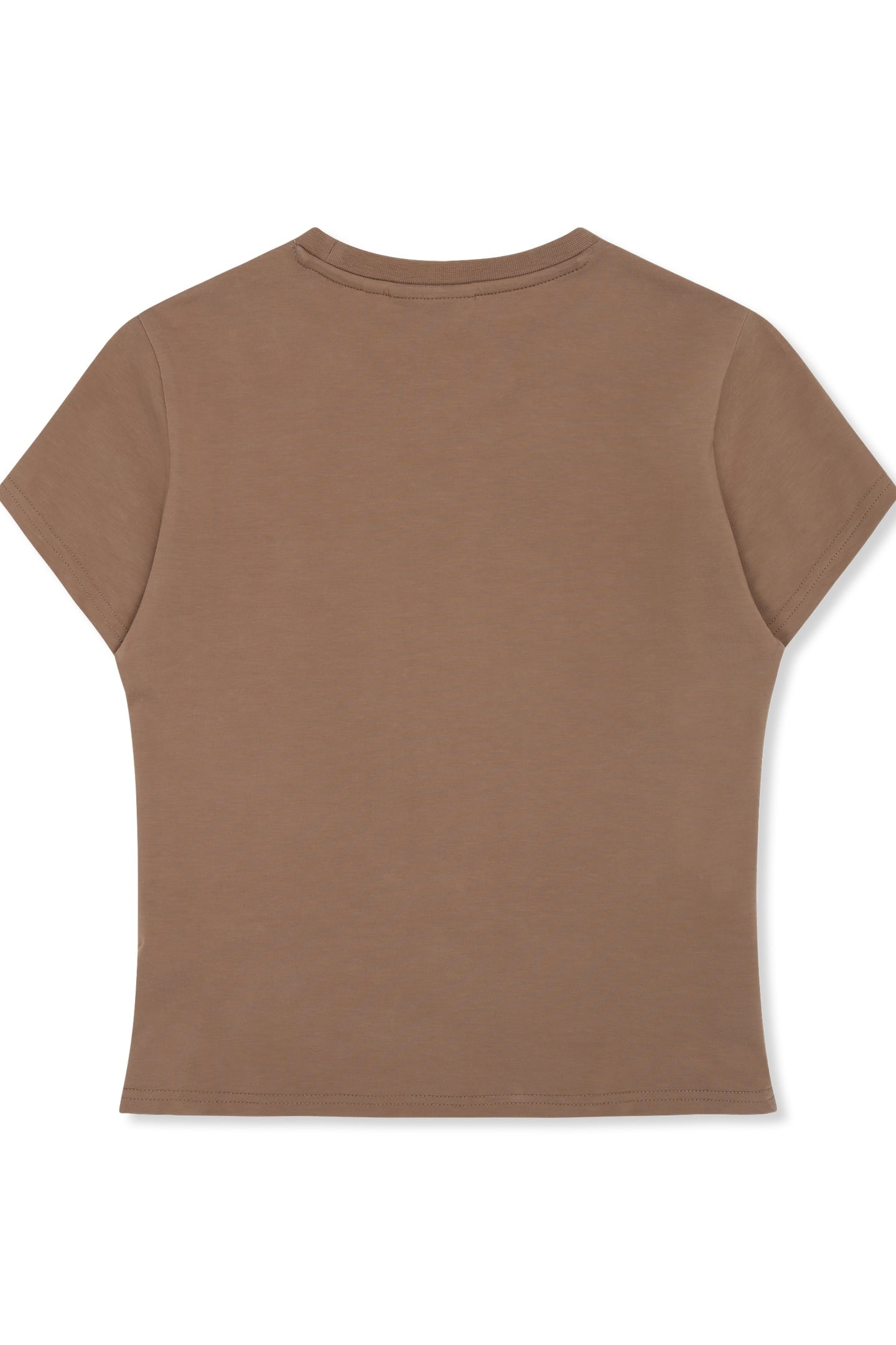 TRIVERO SLIM T-SHIRT TAUPE GRAY 4