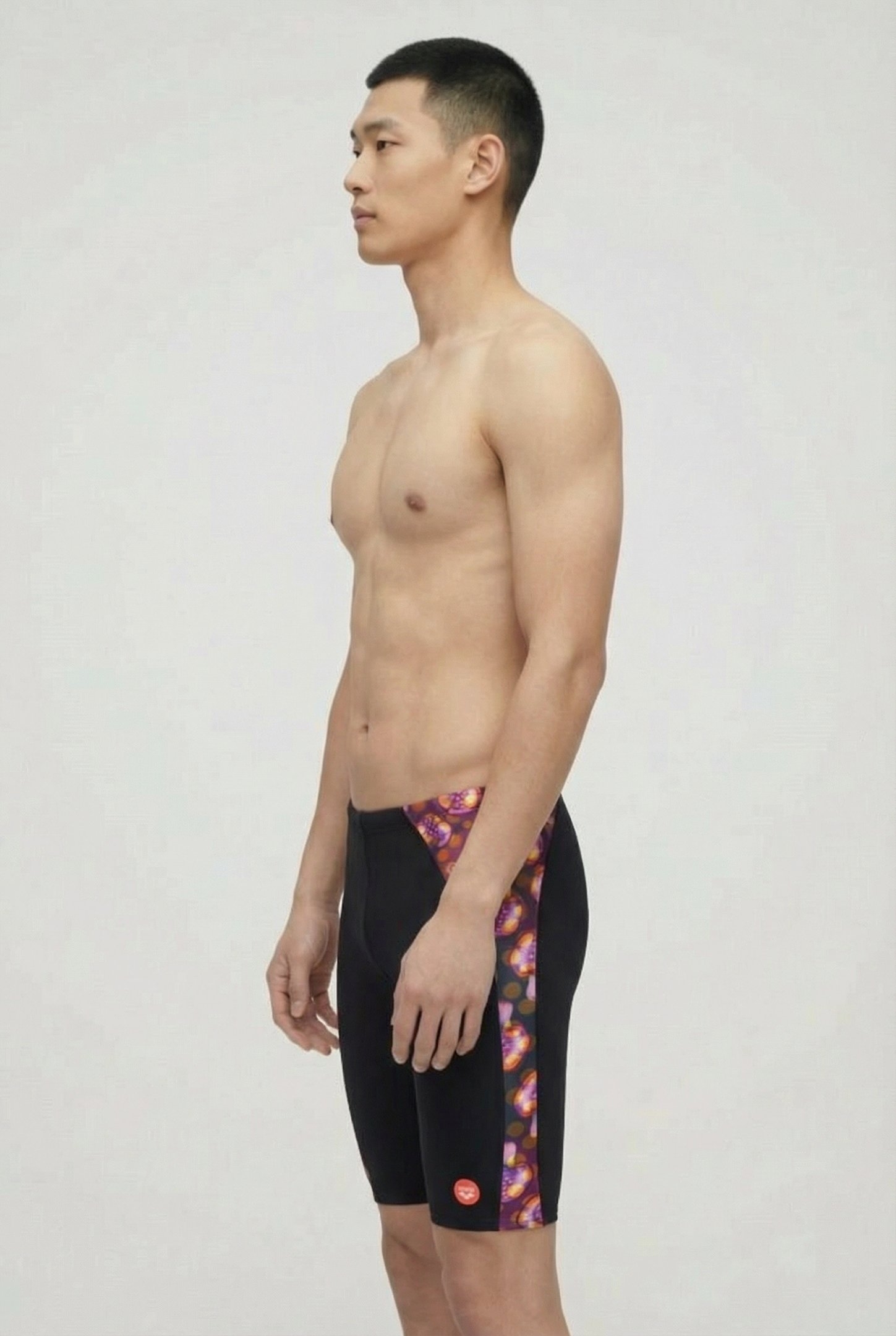 MEN'S CRAZY ARENA SWIM JAMMER ALLOVER PA BLACK MULTI 3