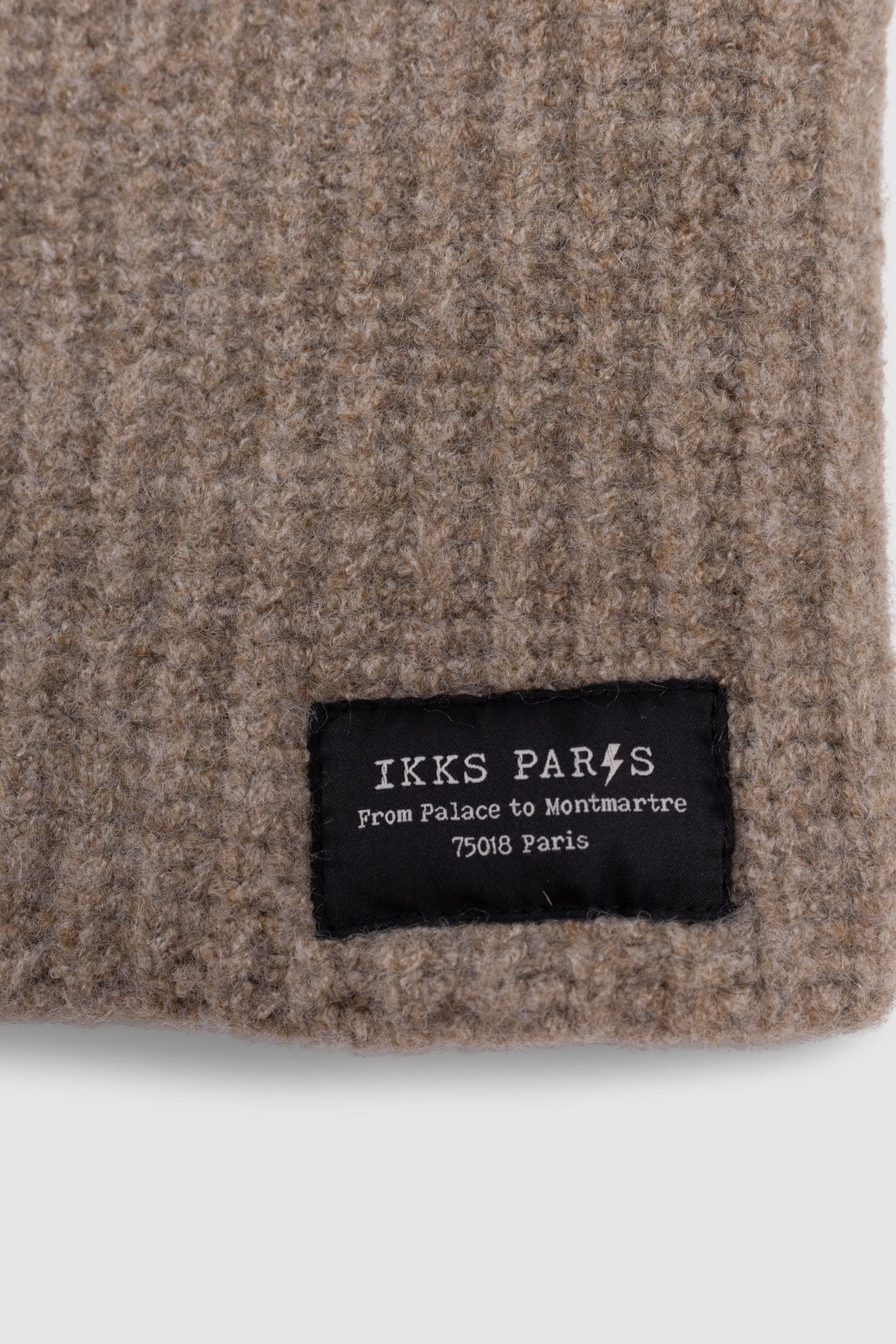 BOY'S CAMEL THICK-RIBBED KNITTED SNOOD 4