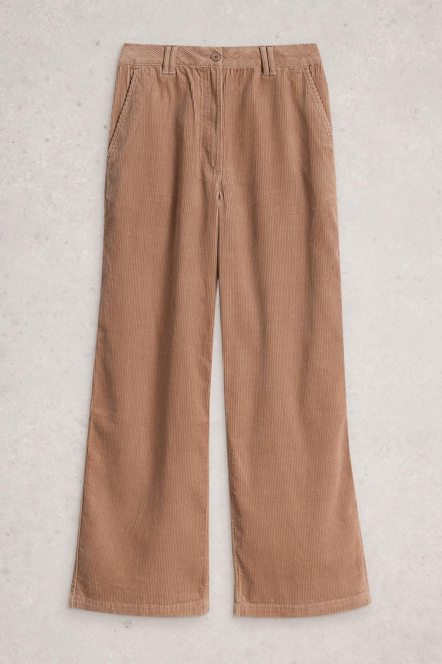 BELLE CORD WIDE LEG TROUSER LIGHT NATURAL 3