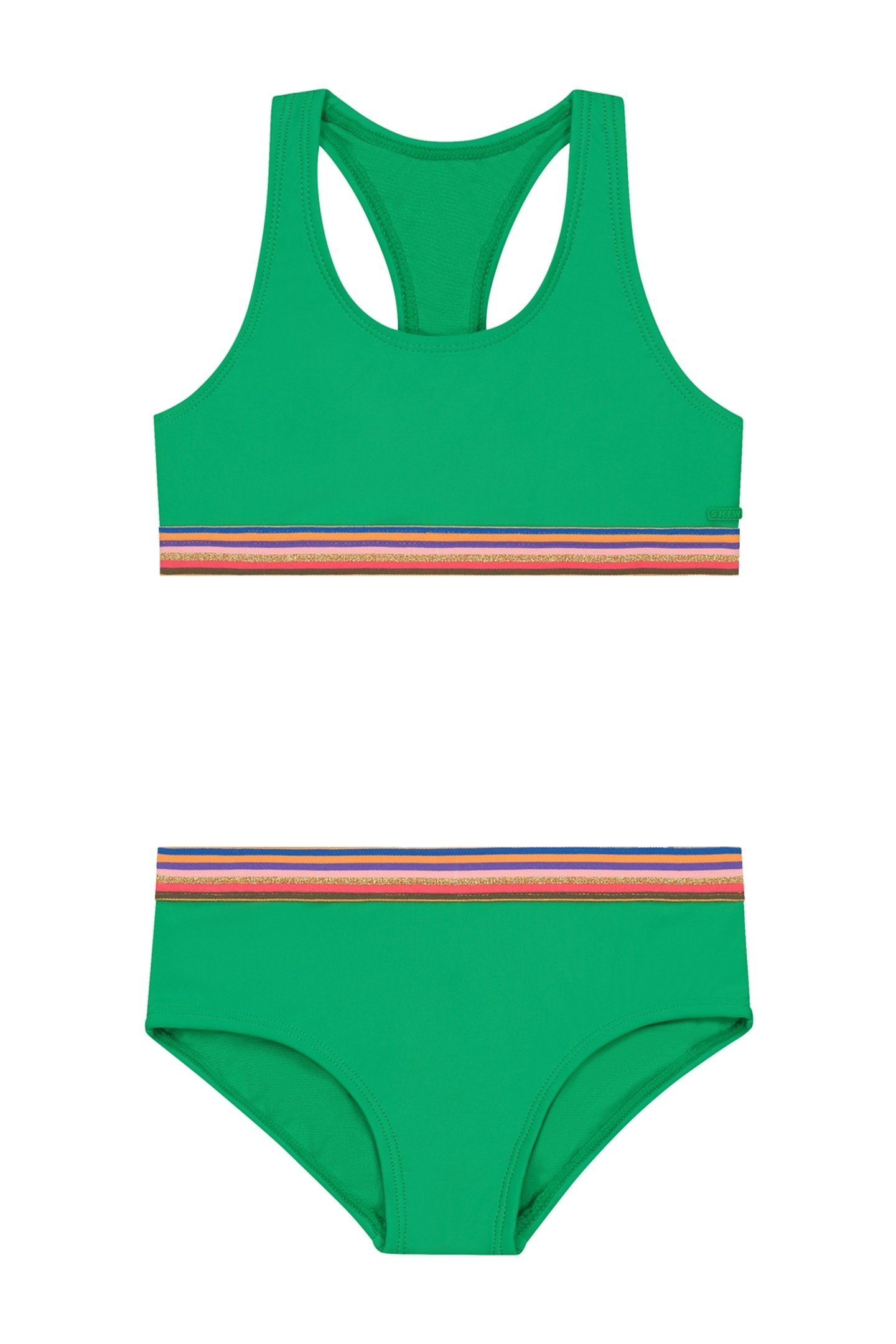 GIRLS CHARLIE BIKINI SET TROPIC GREEN 1