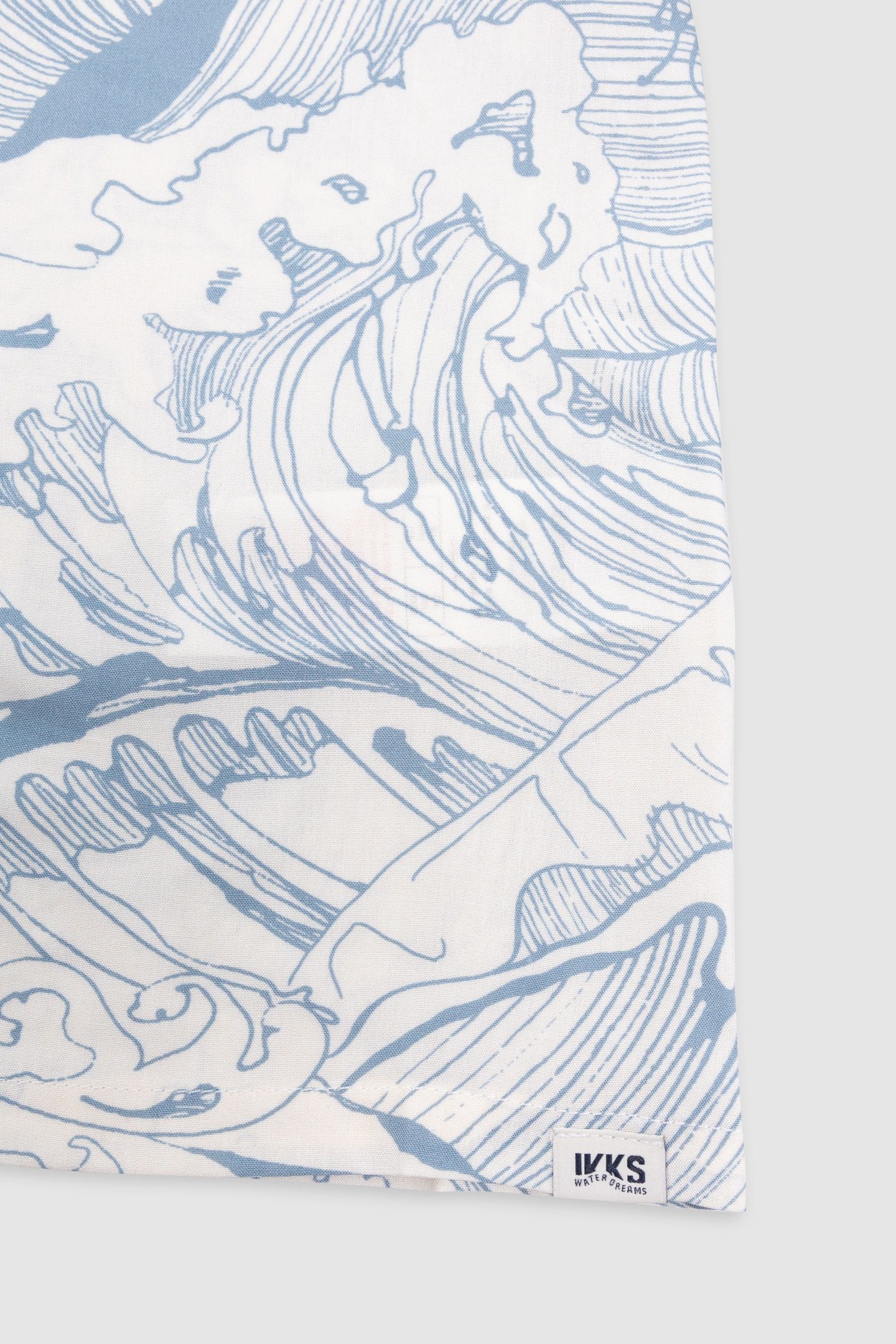 WATER GREEN WAVE PRINT SHIRT 4