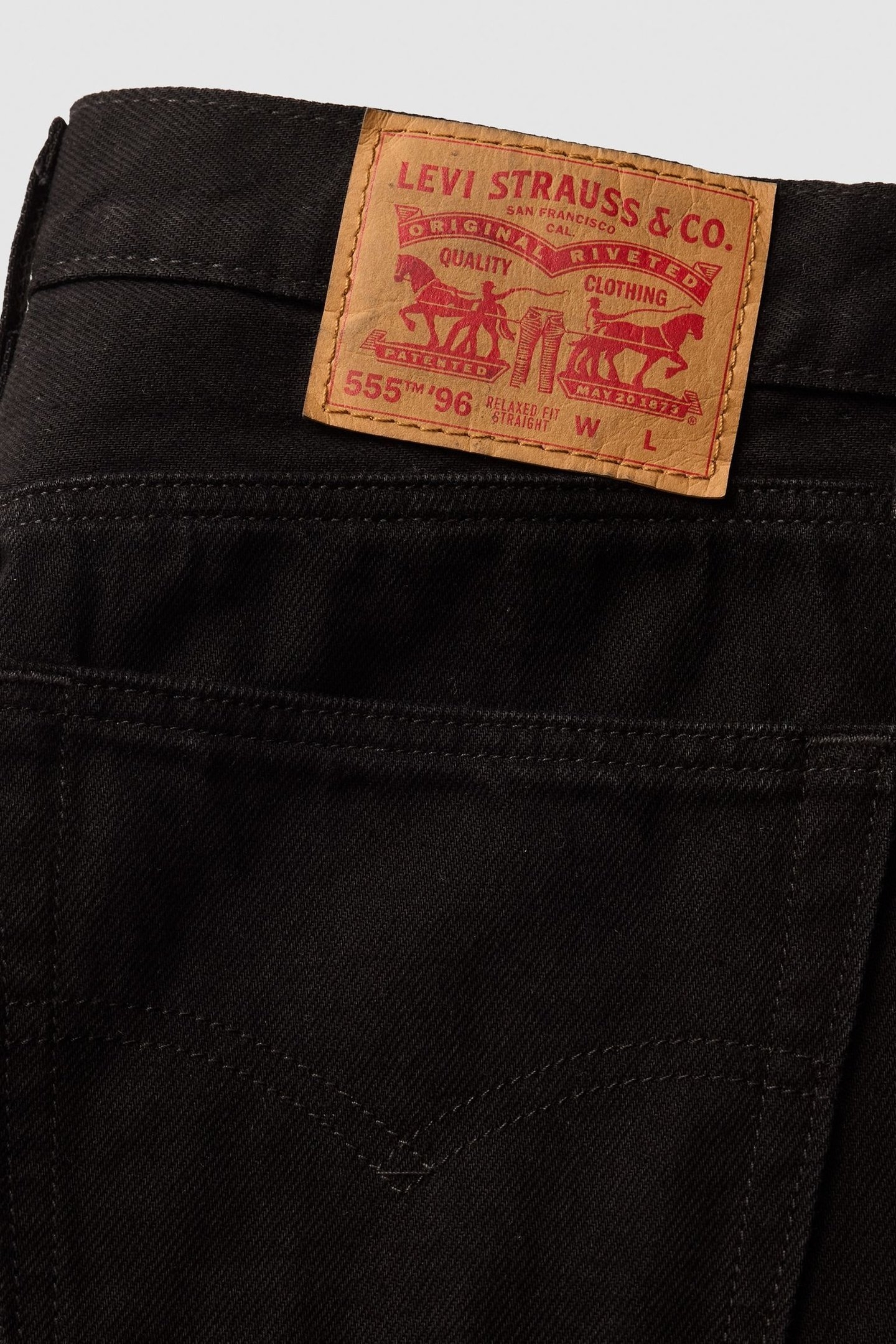 555 RELAXED STRAIGHT DEEP THOUGHTS RINSE 7