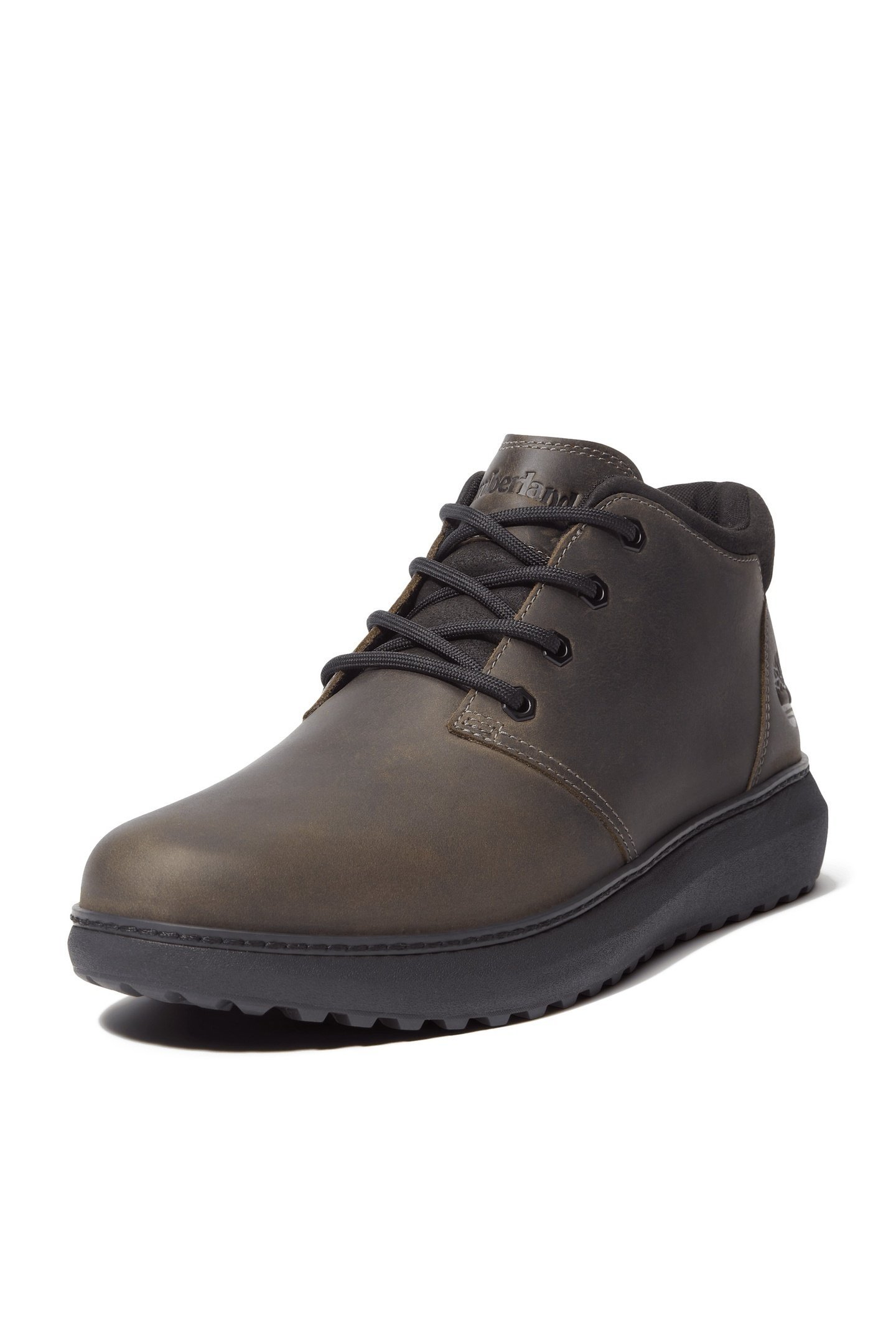 HUDSON ROAD MID LACE UP CHUKKA BOOT DARK GREY FULL GRAIN 3