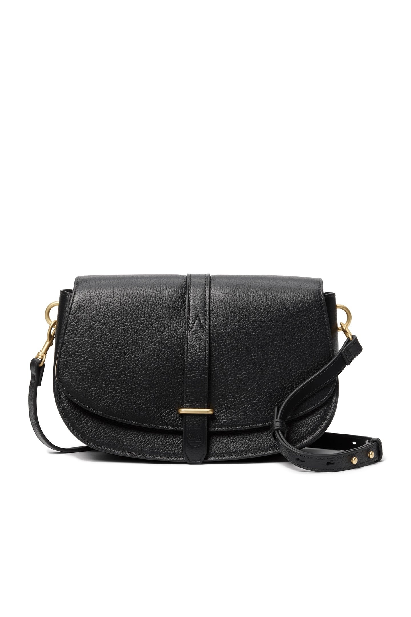 TUCKERMAN LEATHER FLAP CROSSBODY BAG BLACK 1