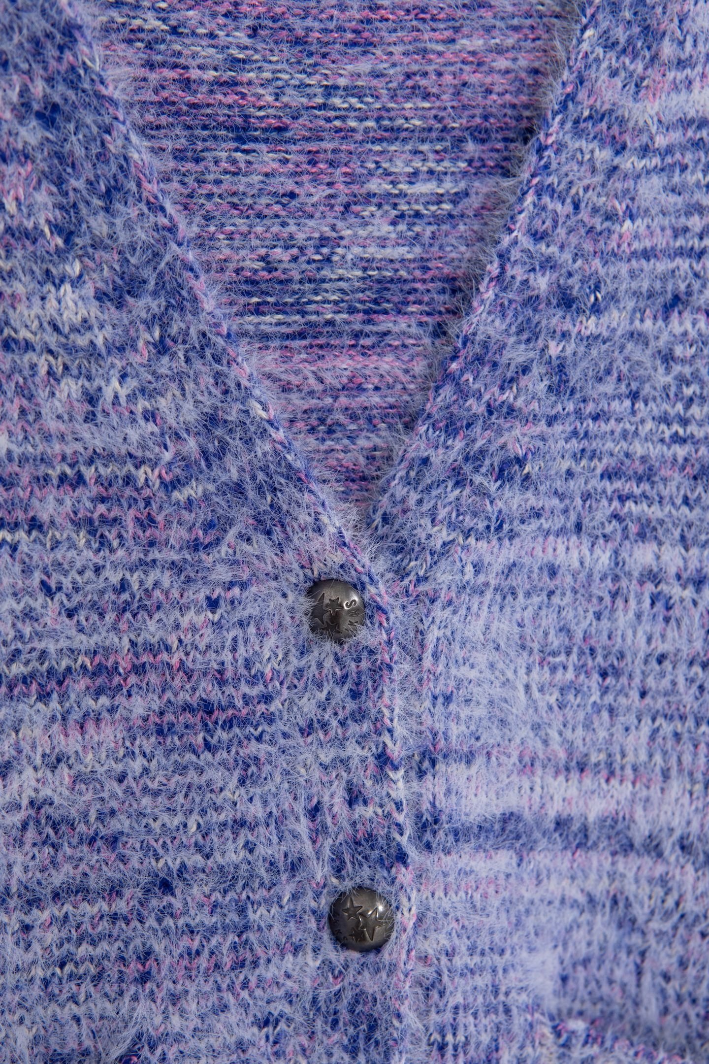 GIRL'S BLUE AND PINK KNITTED CARDIGAN 6