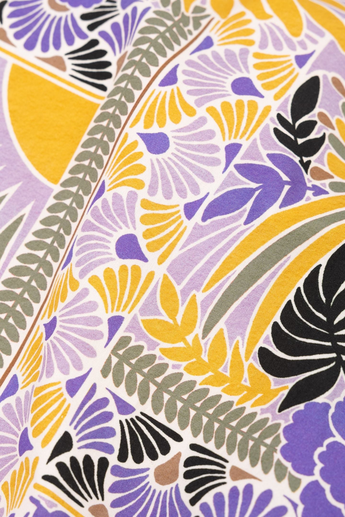 MAUVE SHORT-SLEEVED SHIRT WITH PARROT PRINT PARMA 7