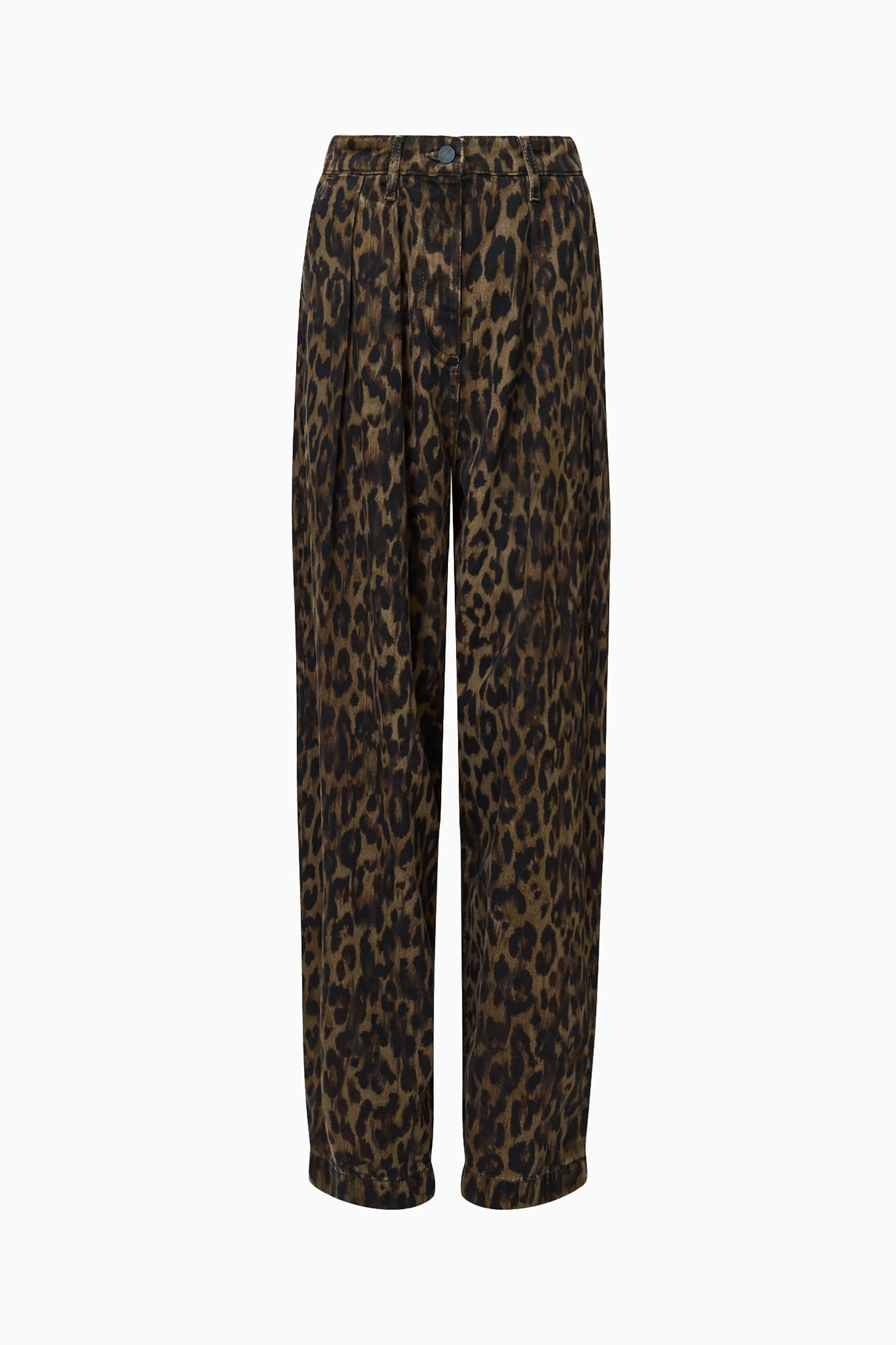 BECCA DENIM TROUSER LEOPARD BROWN 7